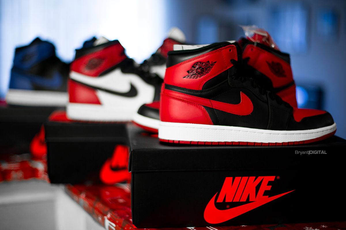 Jordan 1 Bred Wallpapers