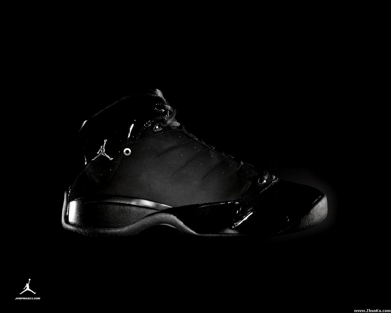 Jordans Black Background