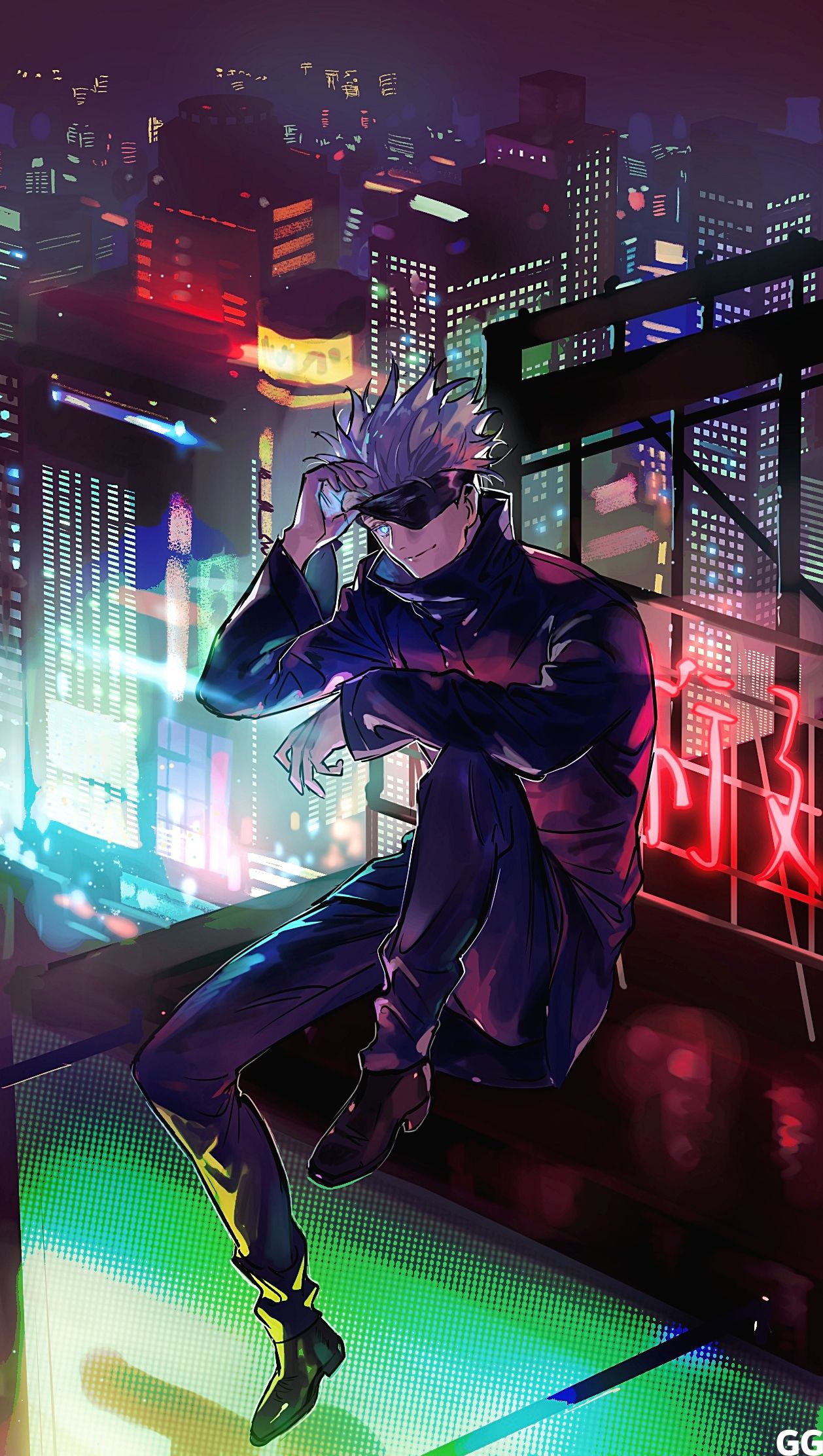 Jujutsu Kaisen And Satoru Gojo Art Wallpapers