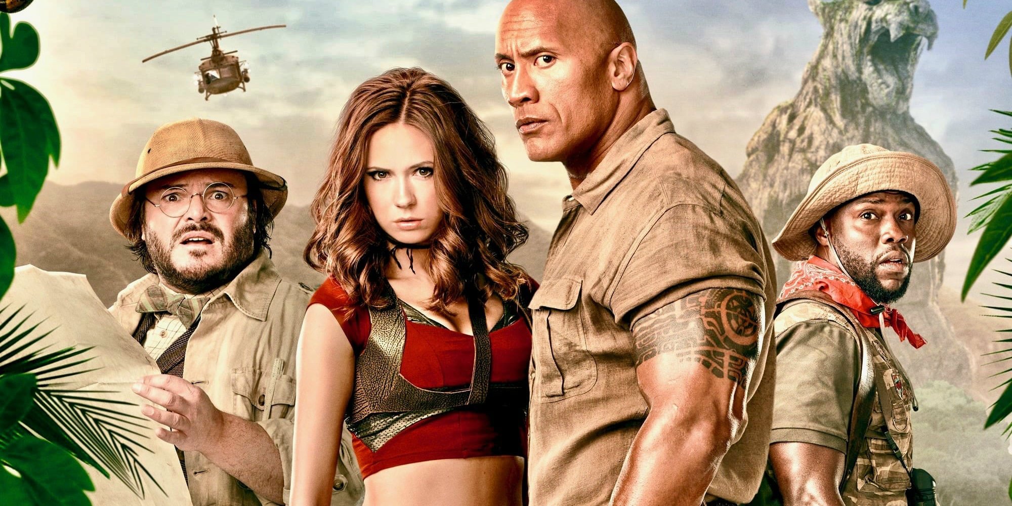 Jumanji Welcome To The Jungle Cast Wallpapers