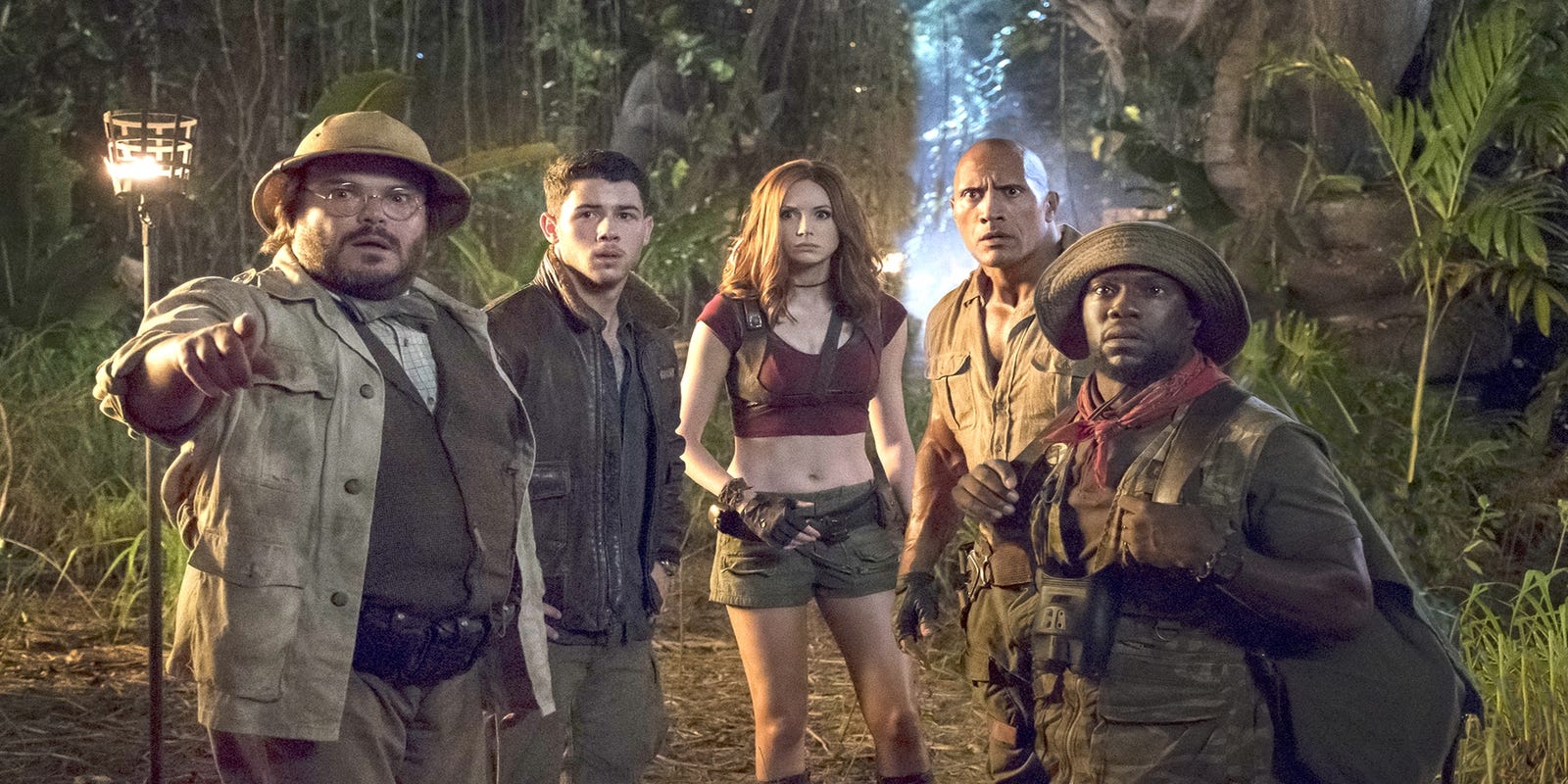 Jumanji Welcome To The Jungle Cast Wallpapers