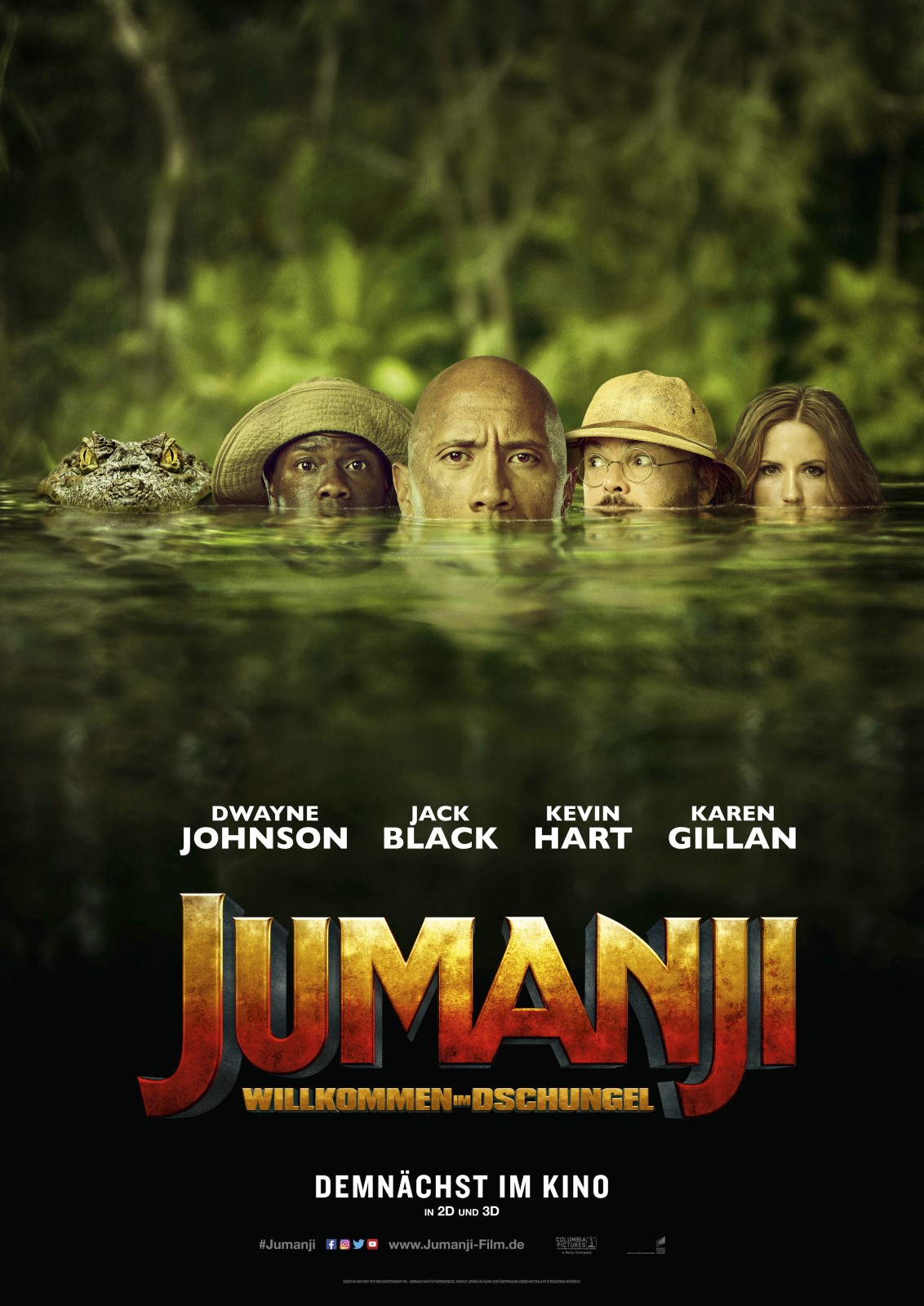 Jumanji Welcome To The Jungle Movie Cast Wallpapers