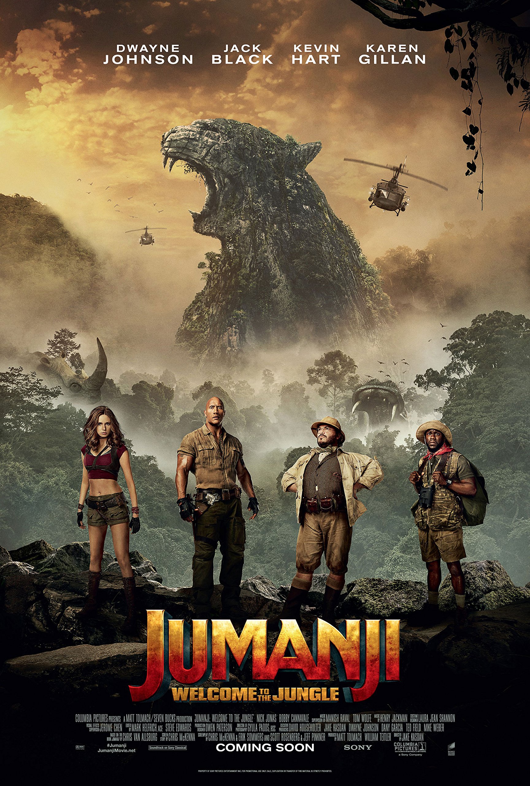 Jumanji Welcome To The Jungle Poster Wallpapers