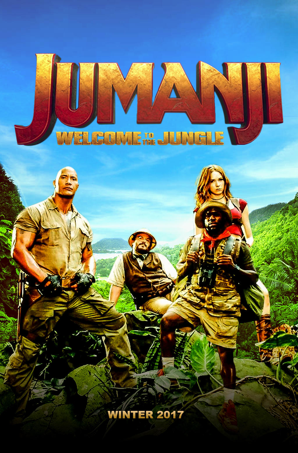 Jumanji Welcome To The Jungle Poster Wallpapers