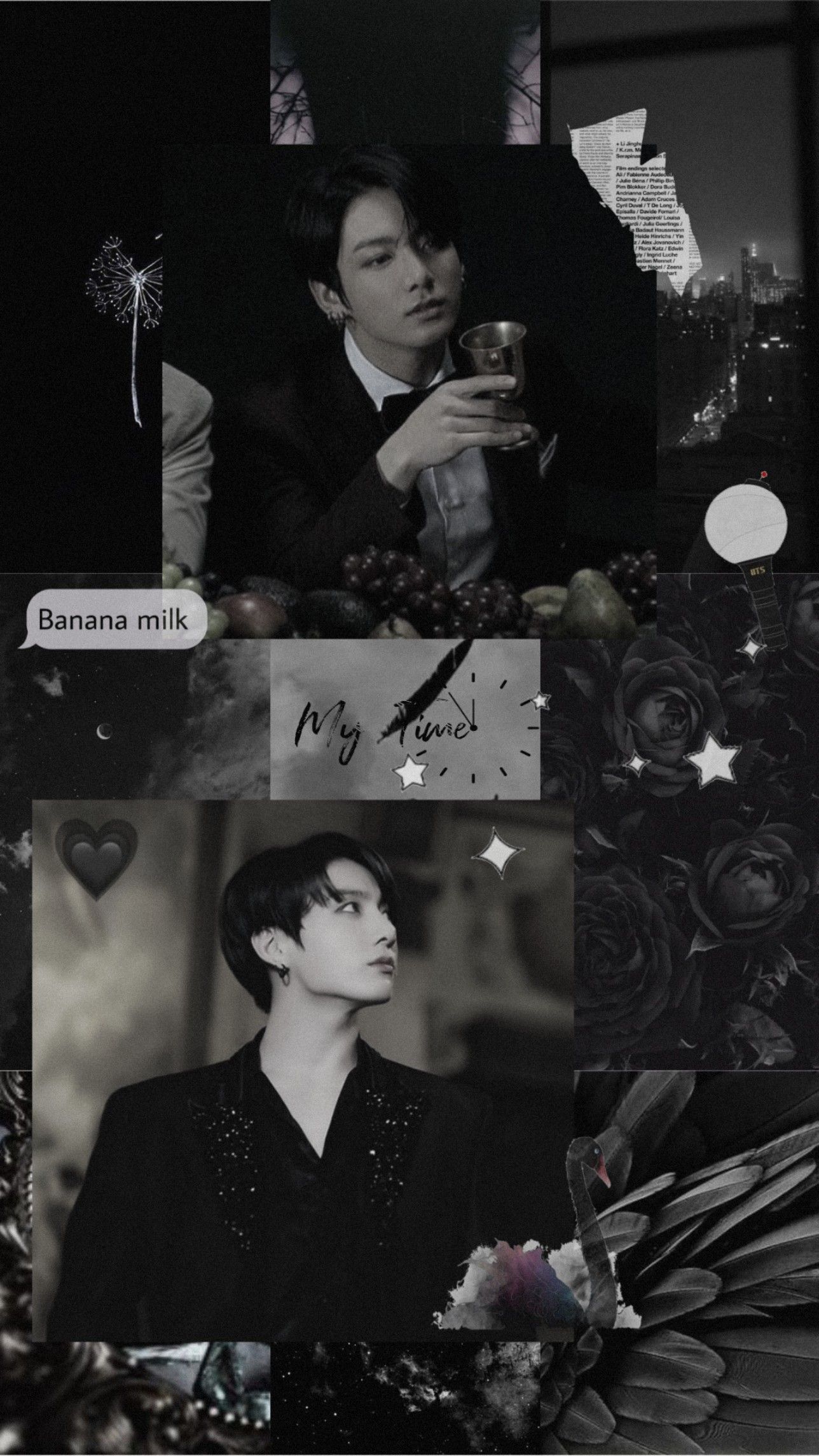 Jungkook Black Wallpapers