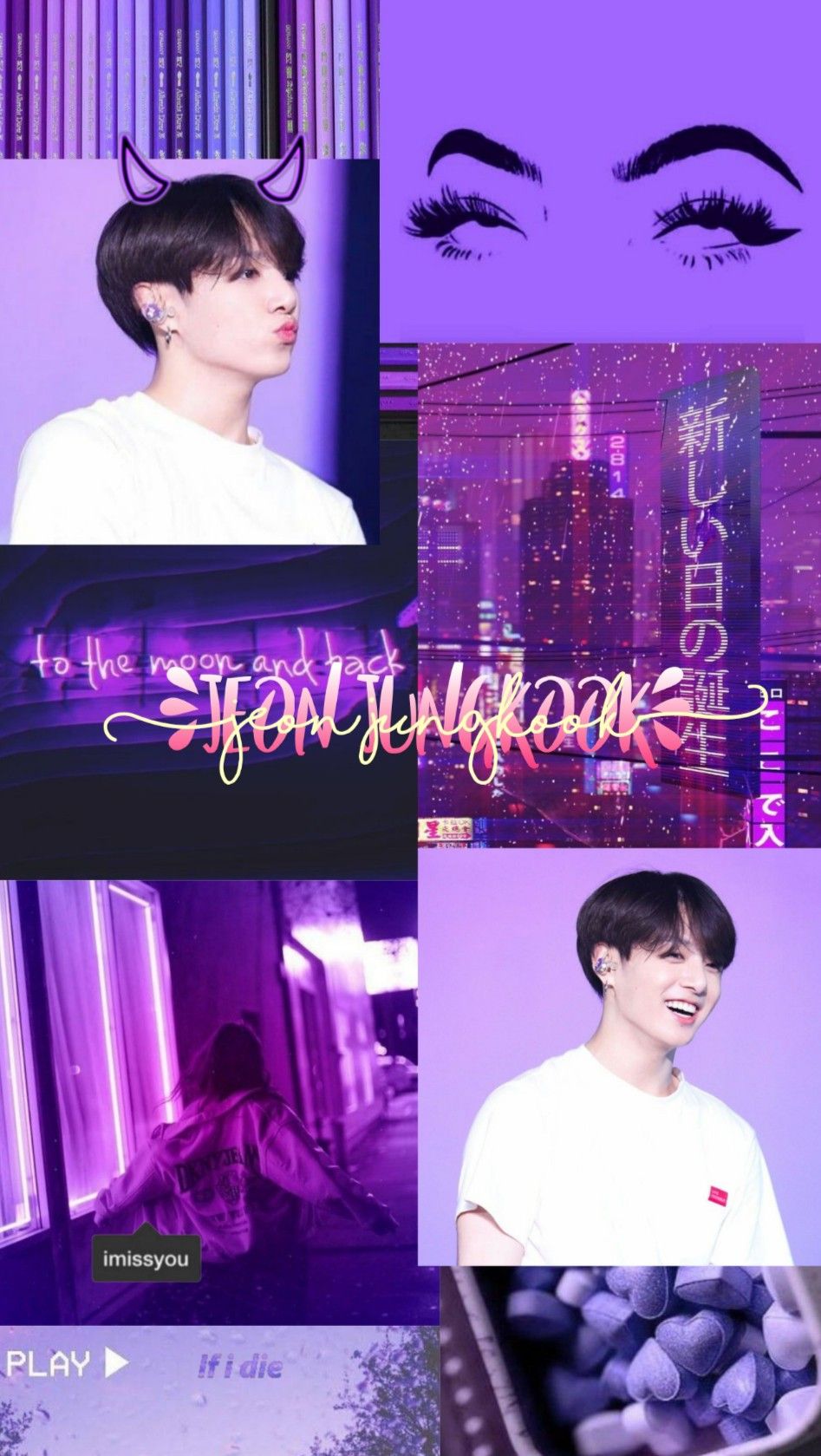 Jungkook Purple Wallpapers