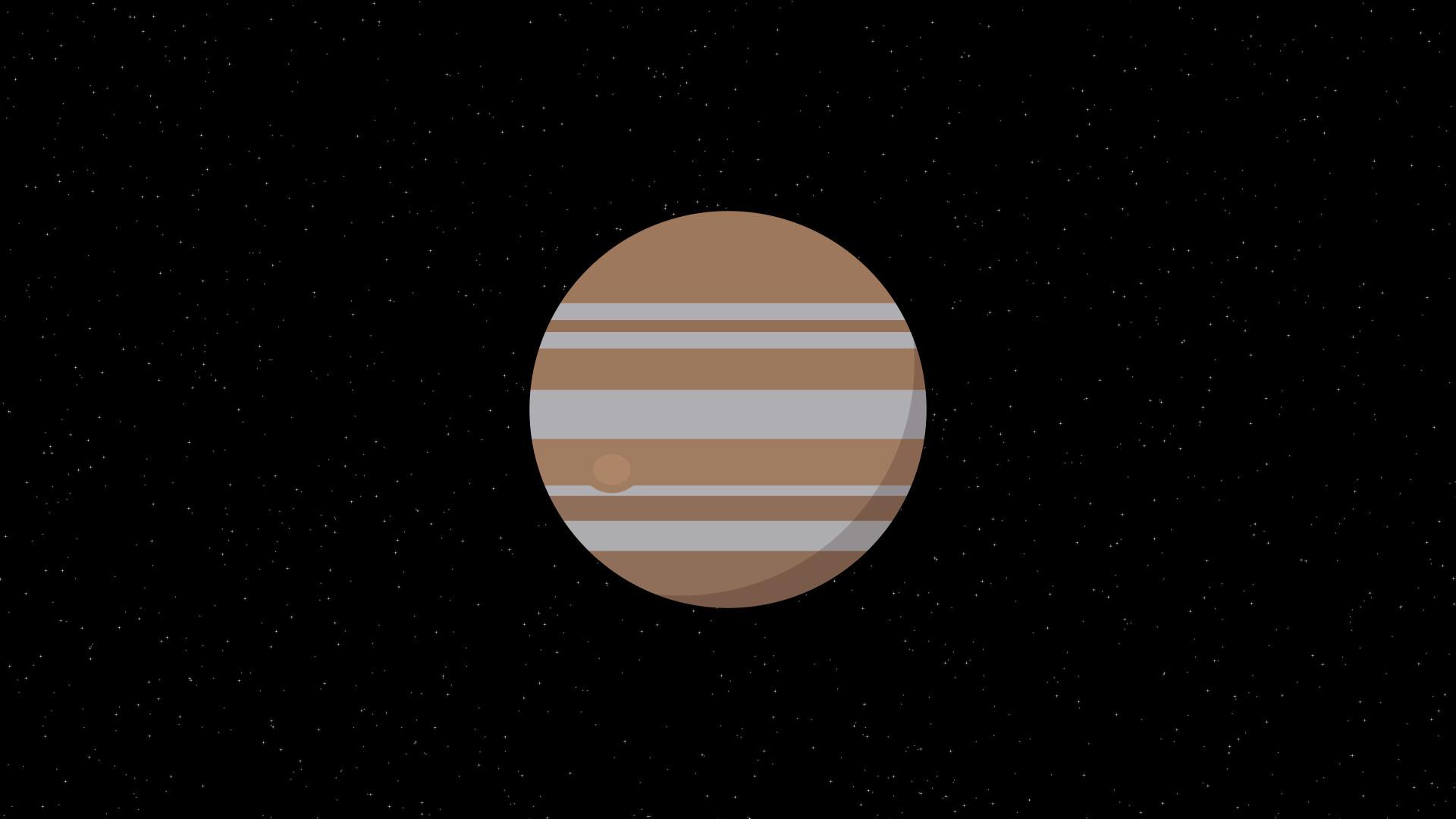 Jupiter Minimalist Wallpapers