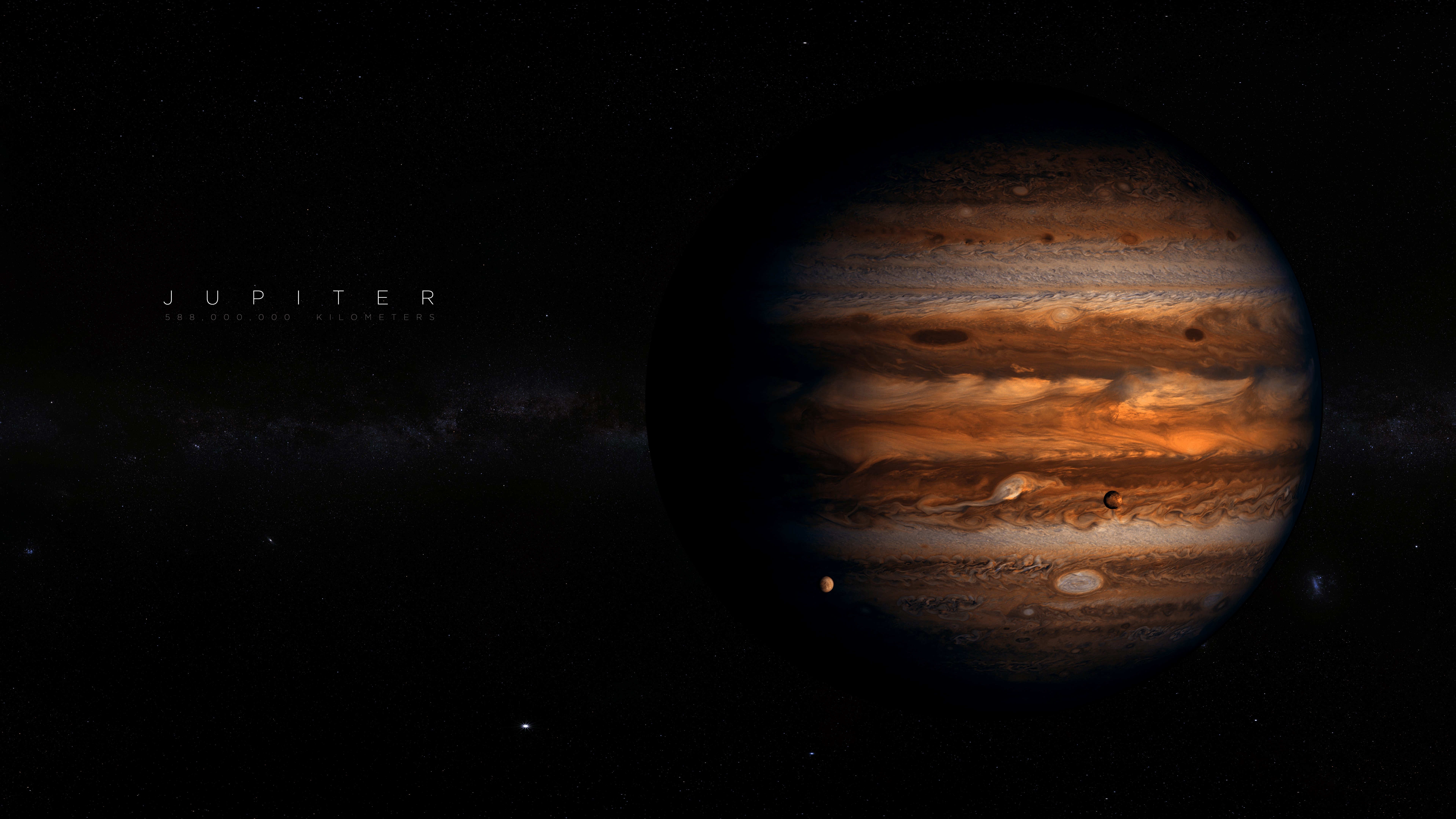 Jupiter Minimalist Wallpapers