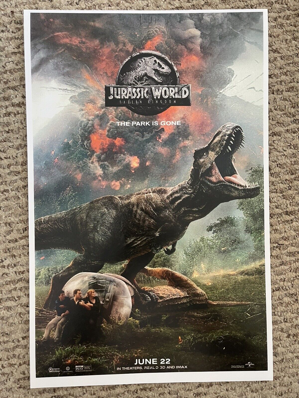 Jurassic World Fallen Kingdom 2018 Movie Poster Wallpapers