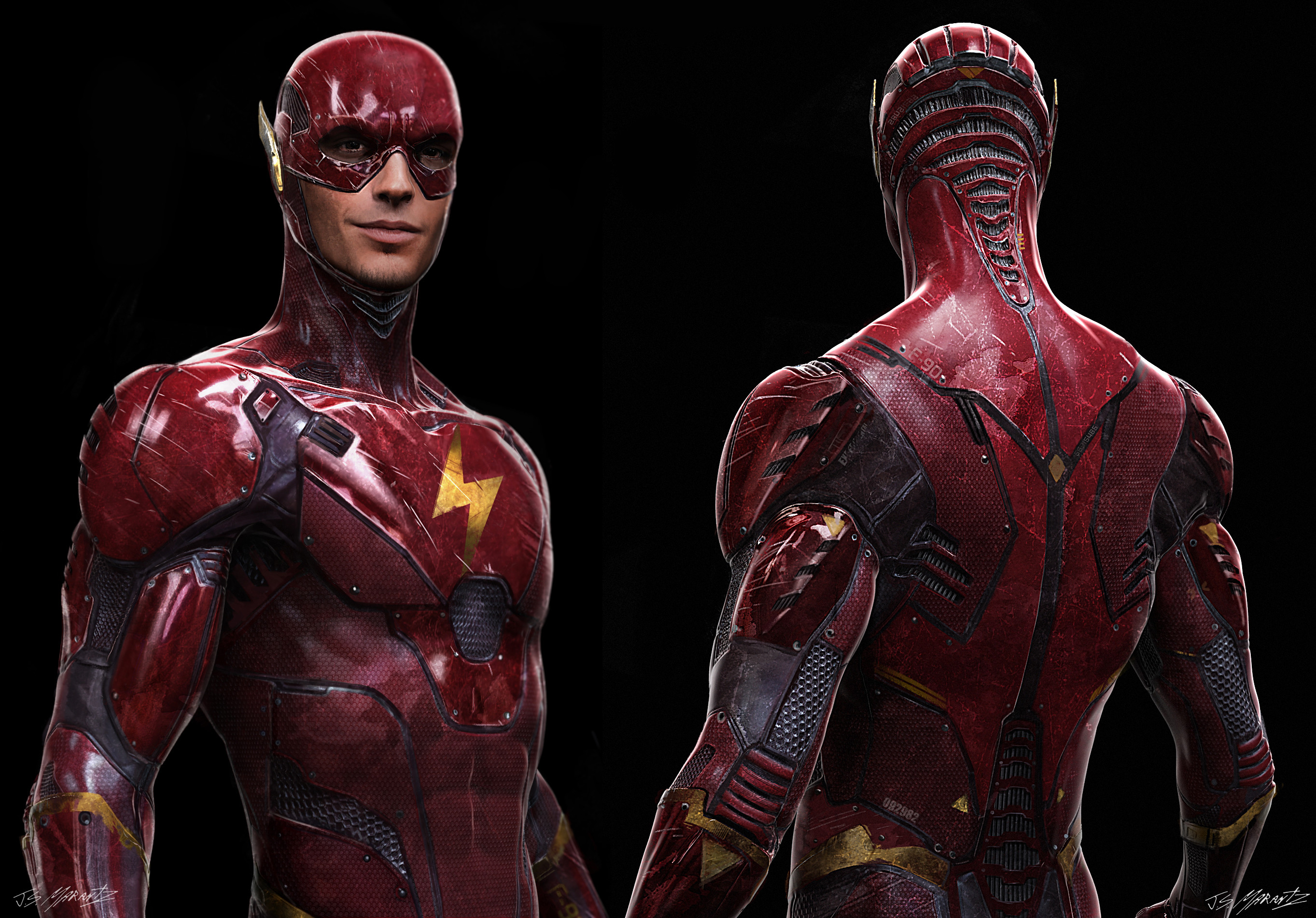 Justice League Flash Concept Art Wallpapers