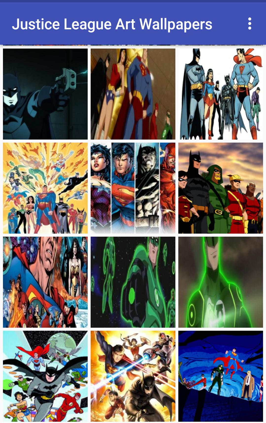 Justice League Members Art Wallpapers