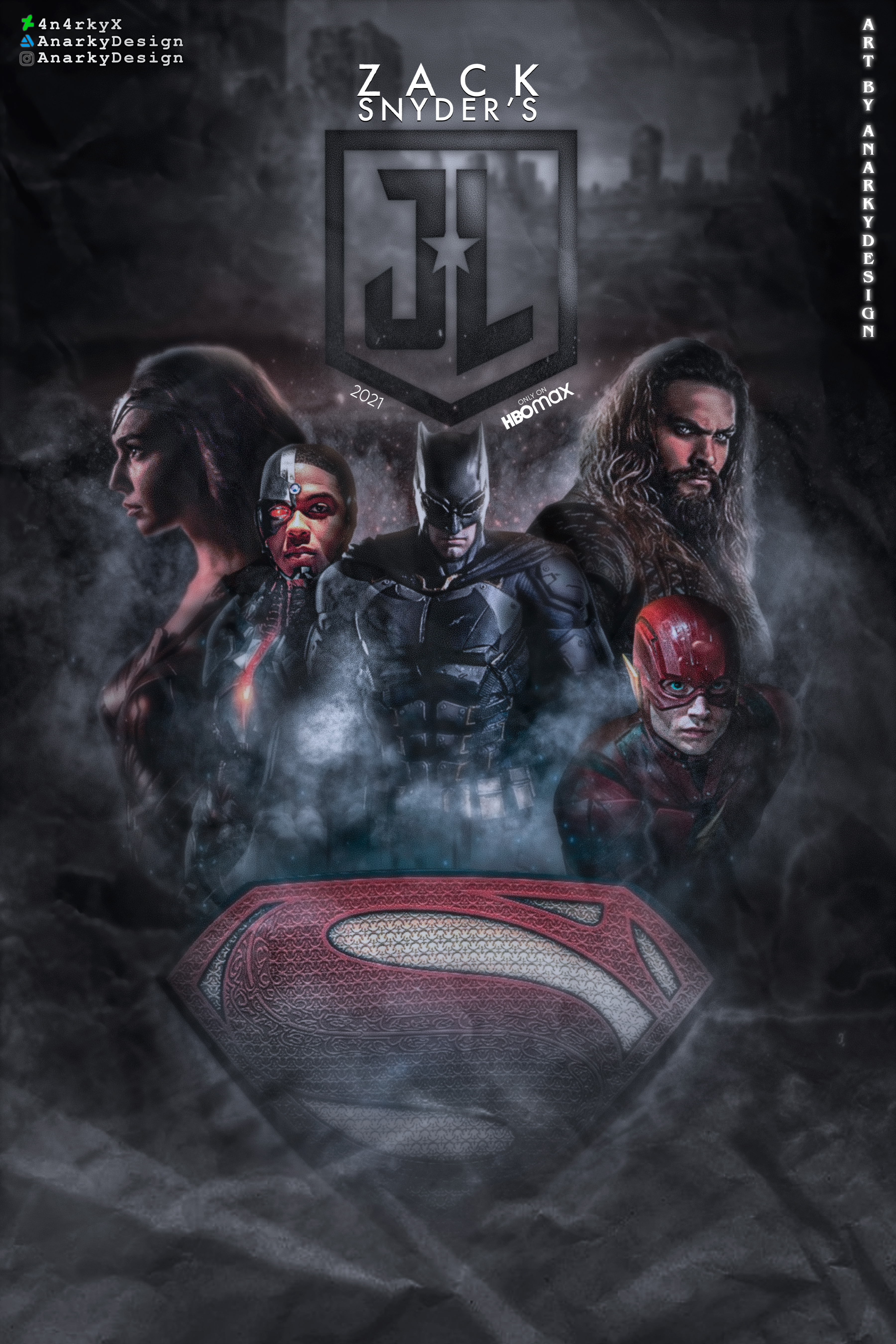 Justice League Synder Hbo Fan Poster Wallpapers