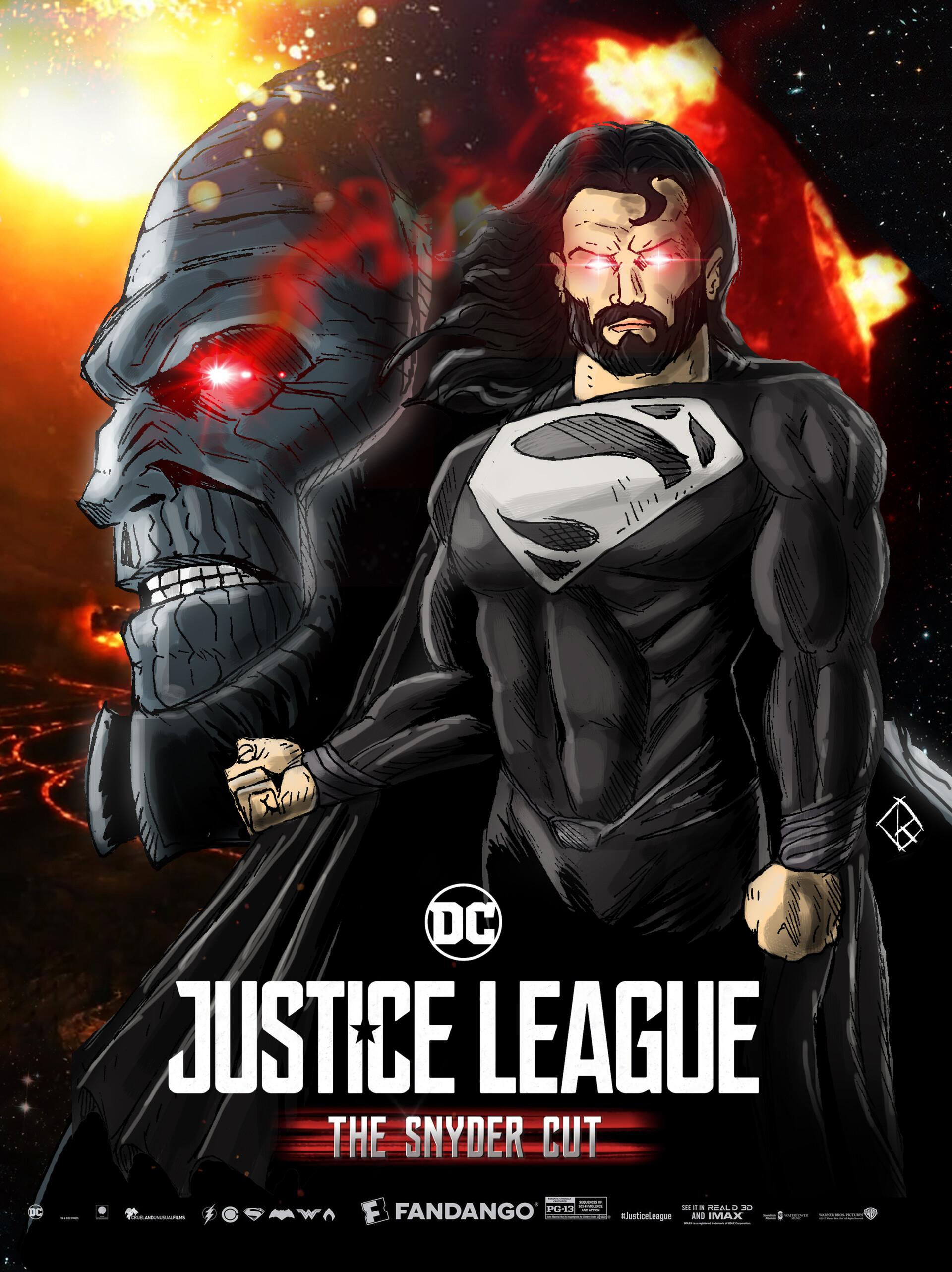 Justice League Vs Darkseid Poster Wallpapers