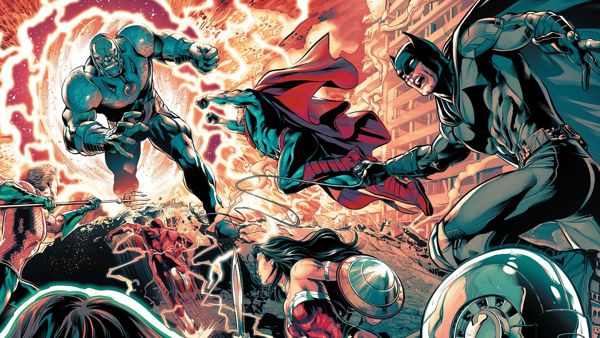 Justice League Vs Darkseid Poster Wallpapers