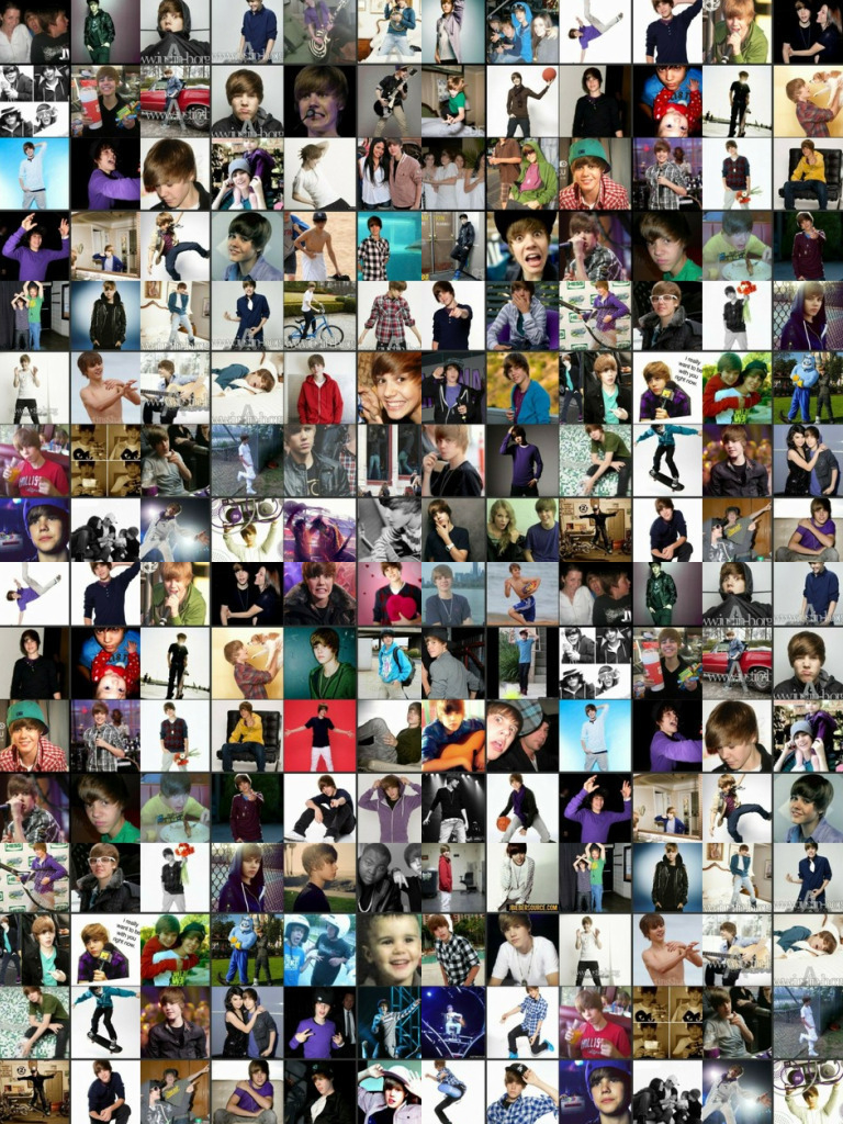 Justin Bieber Collage Wallpapers