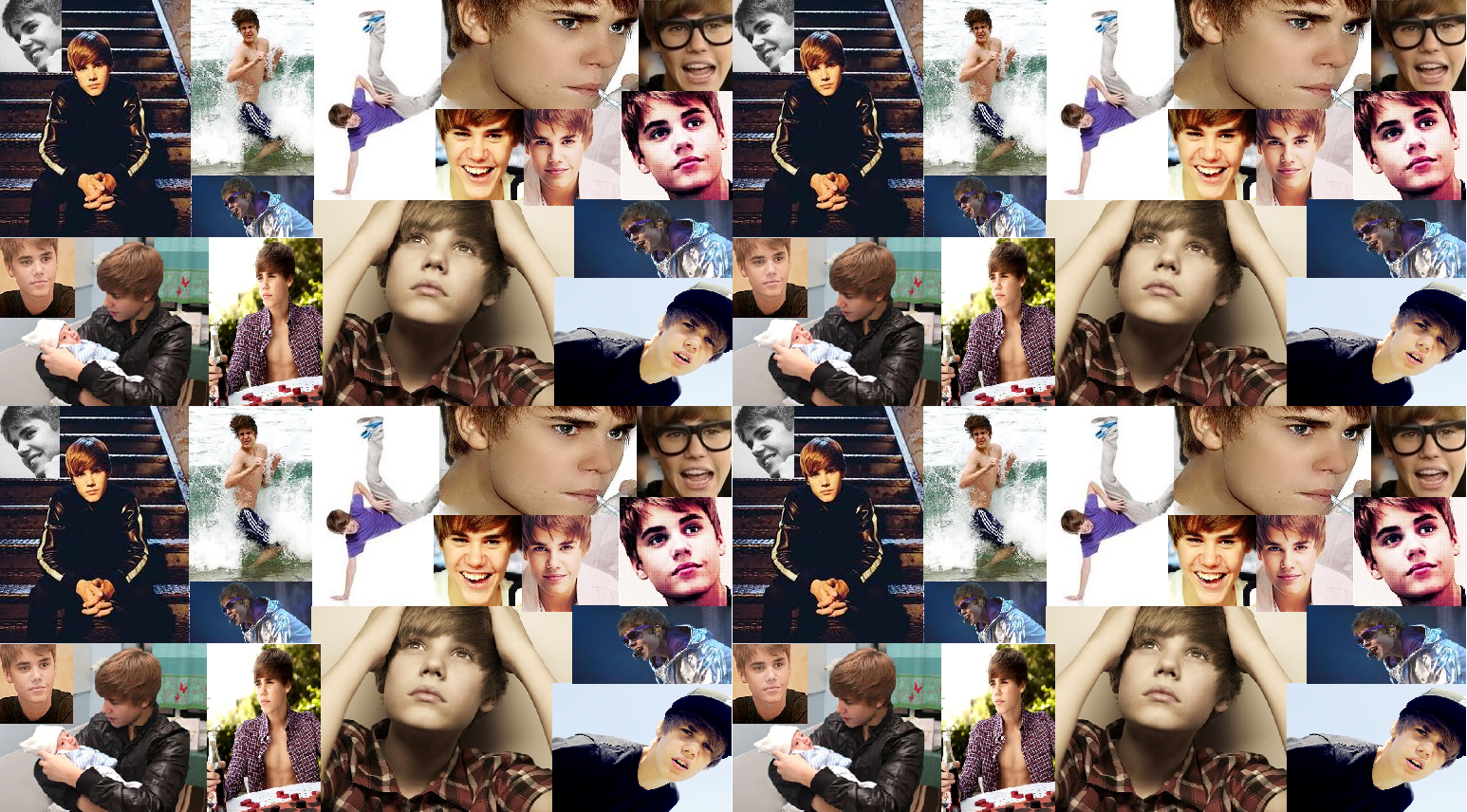 Justin Bieber Collage Wallpapers