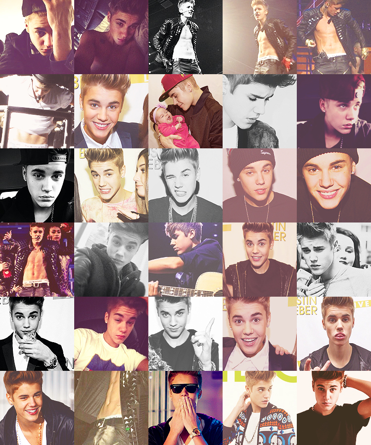 Justin Bieber Collage Wallpapers