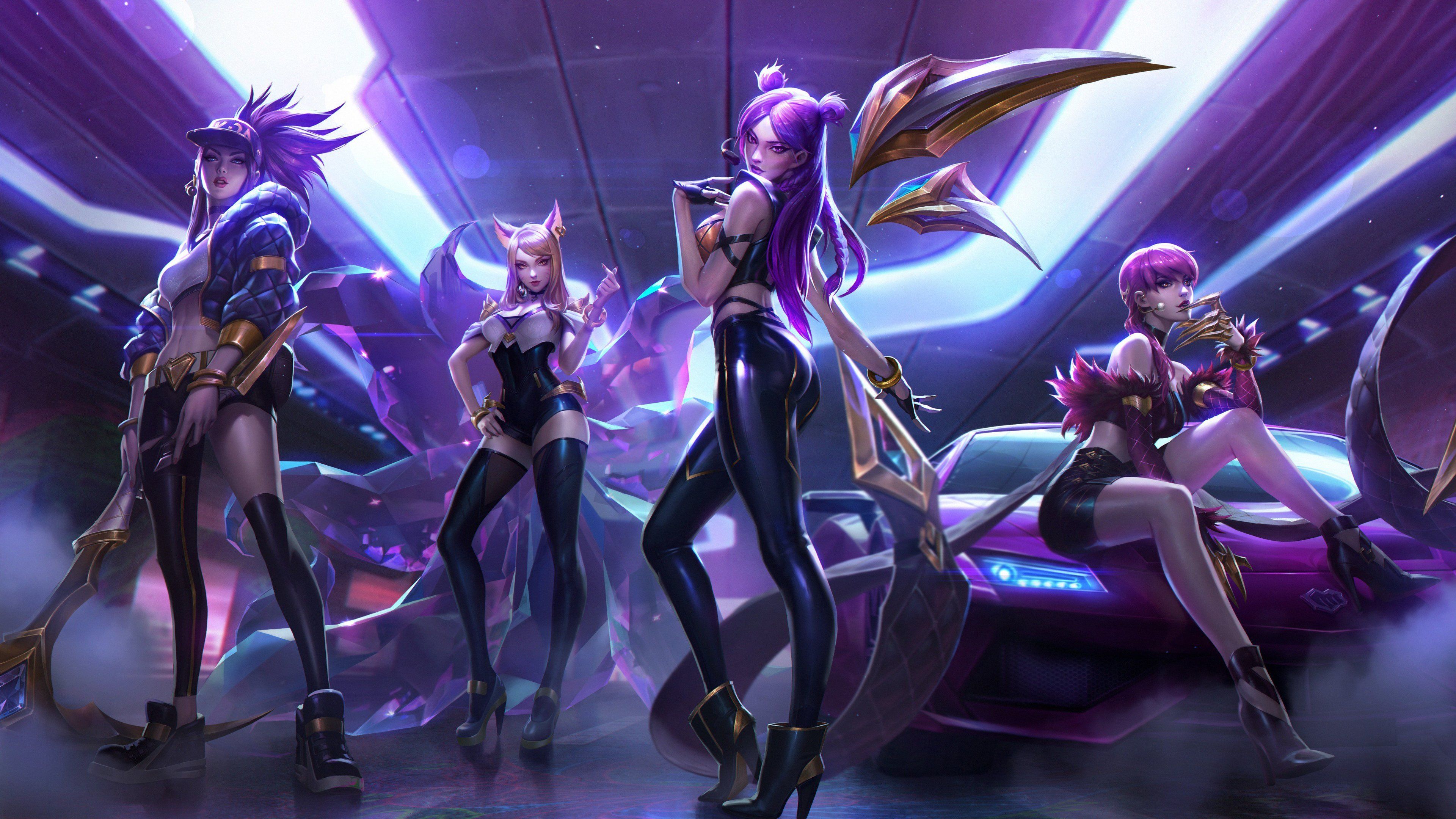 K/DA Evelyn LoL Wallpapers