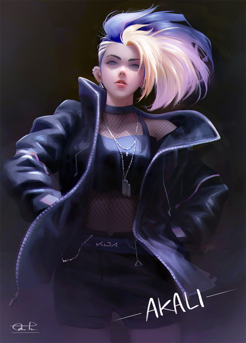 K/DA The Baddest Akali Wallpapers