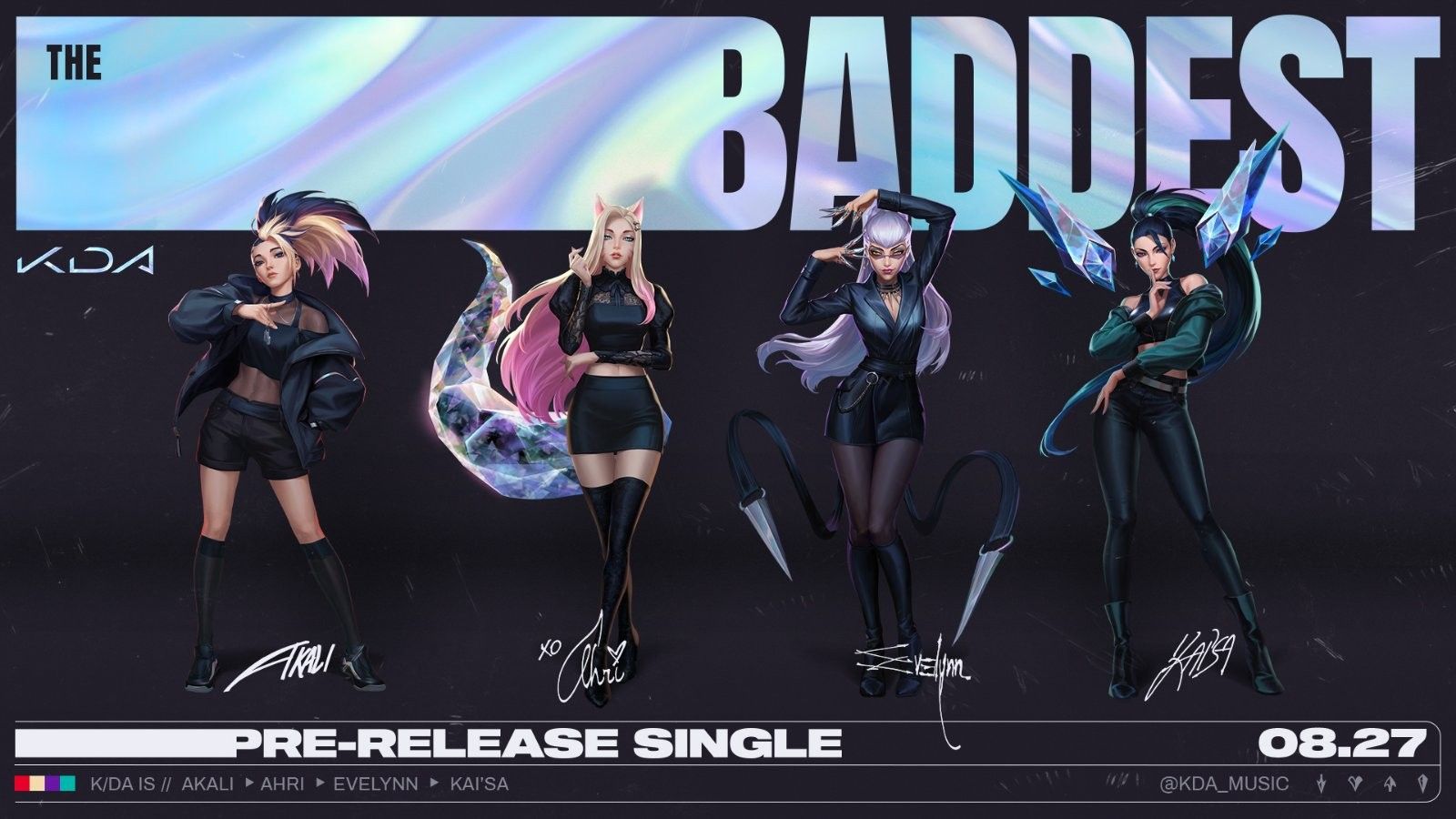 K/DA The Baddest Kai'Sa Wallpapers