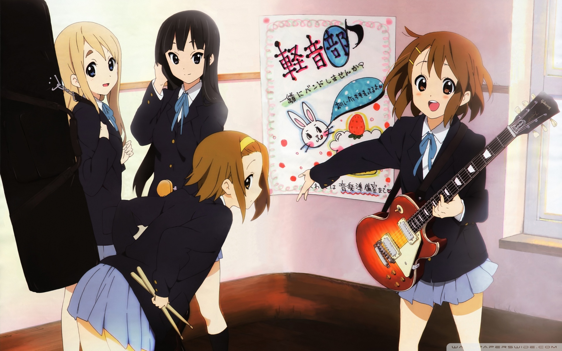 K-On Anime Team Wallpapers