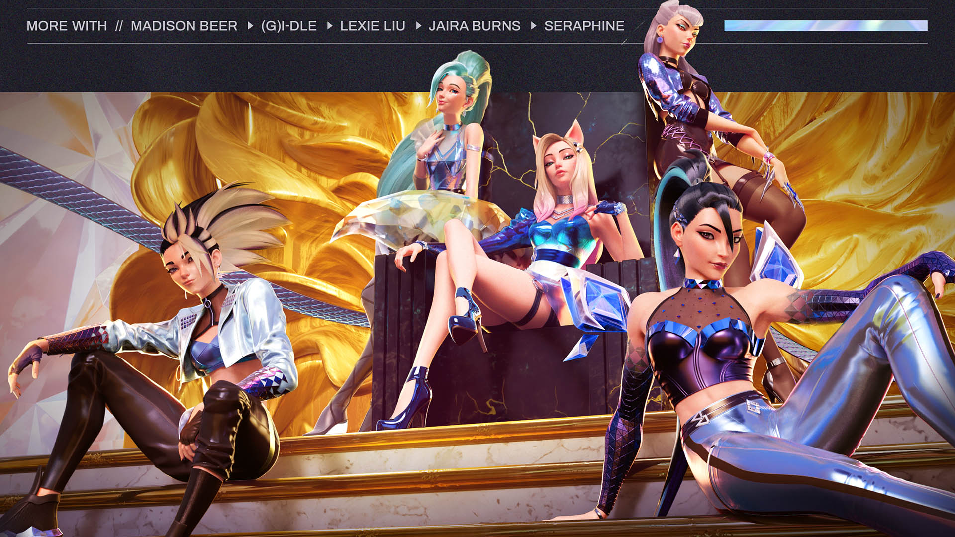 K-Pop League Of Legends  K/DA Girls 8K Wallpapers