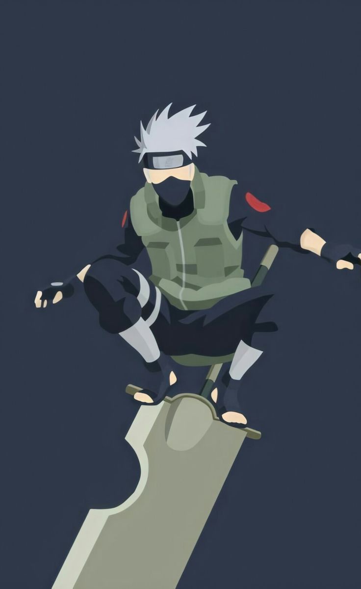 Kakashi Hatake Naruto Minimal Wallpapers