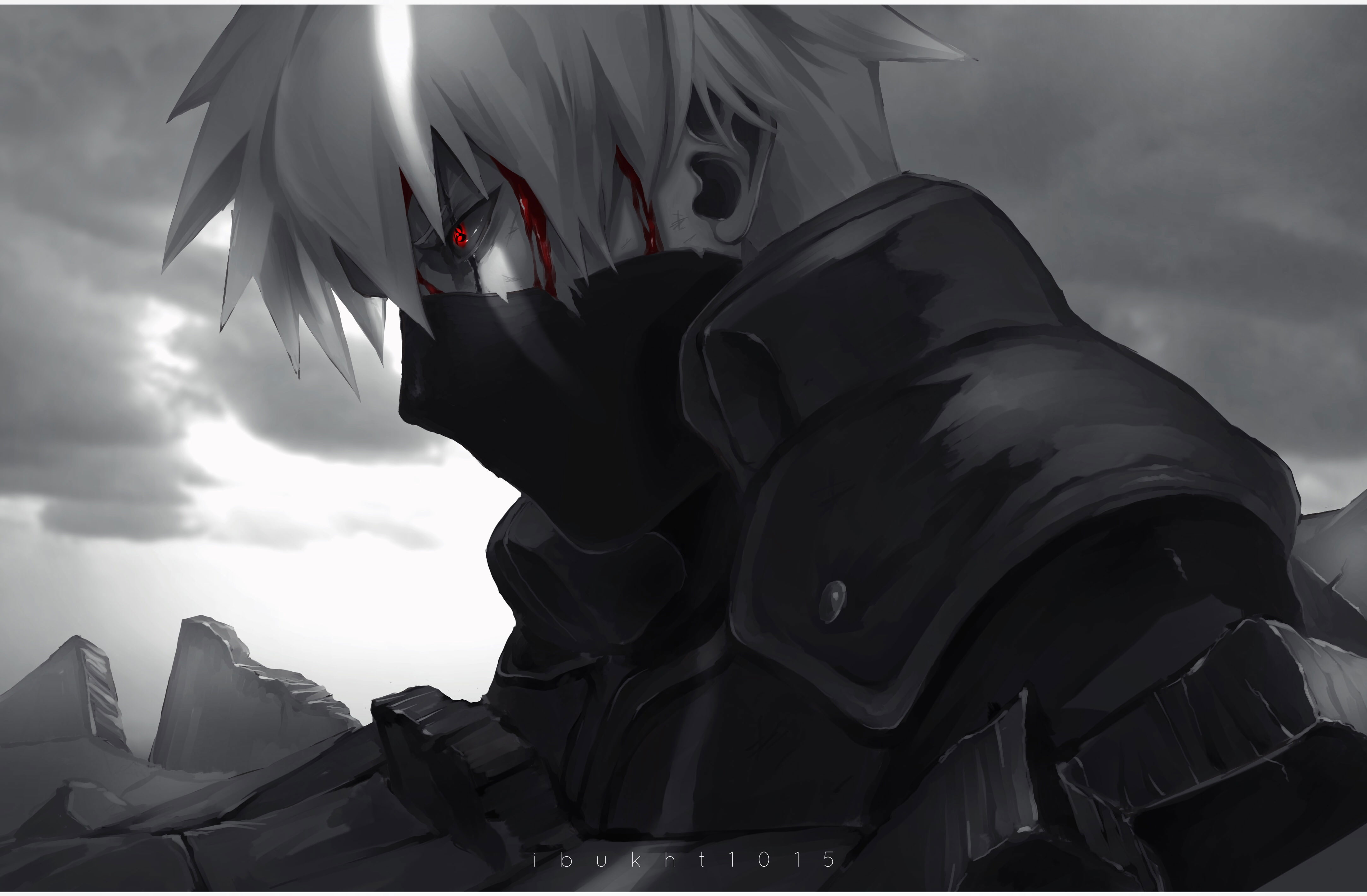 Kakashi Hatake Naruto Minimal Wallpapers