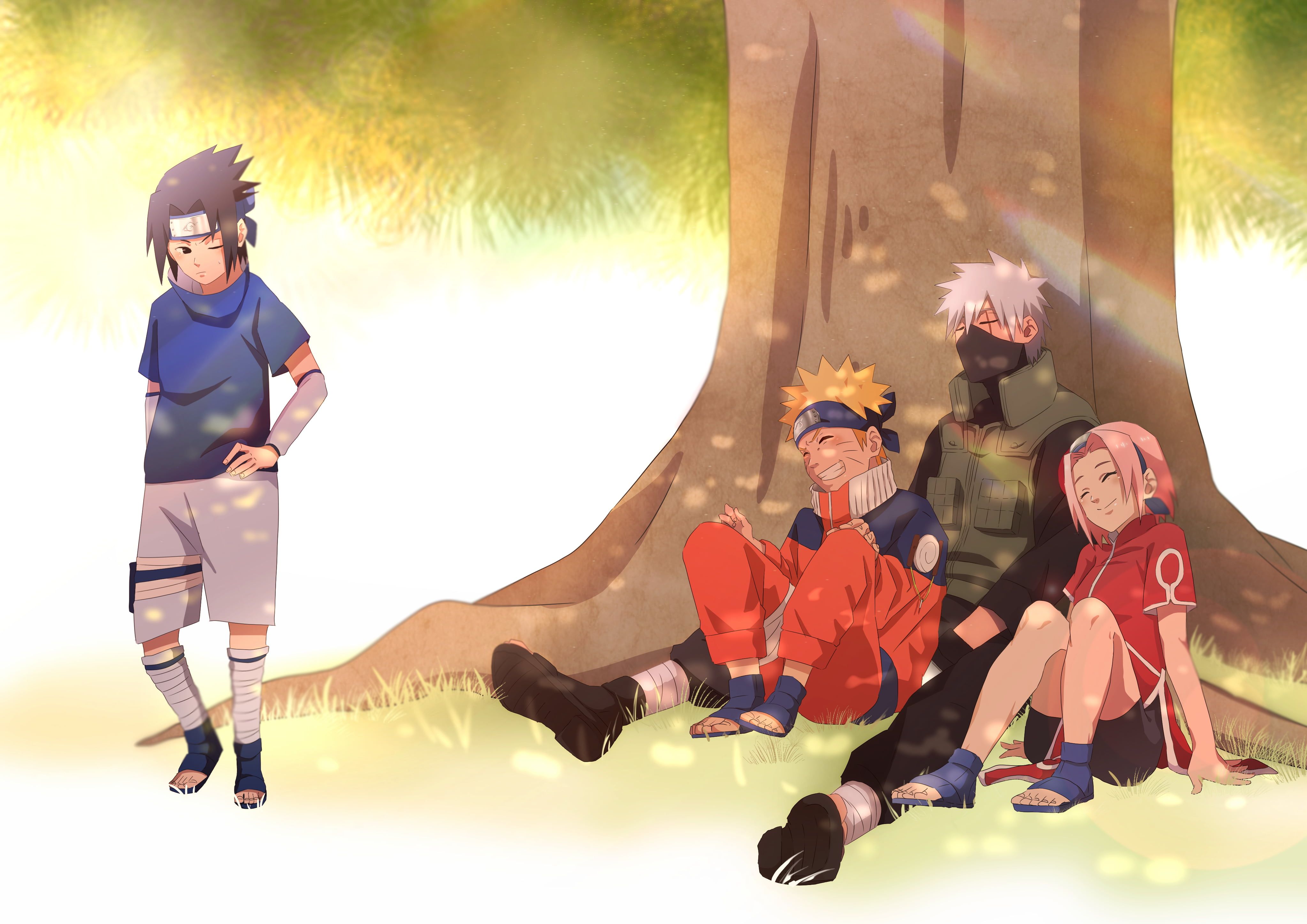 Kakashi Hatake Naruto Uzumaki Sakura Haruno Sasuke Uchiha Wallpapers