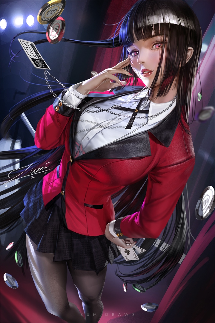 Kakegurui Jabami Yumeko Anime Girl Wallpapers