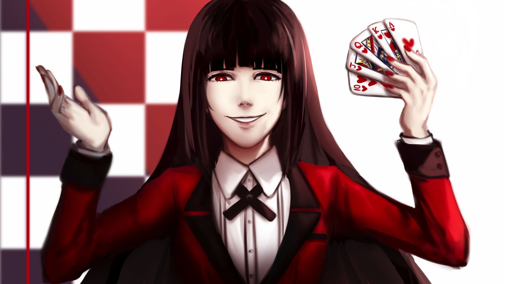 Kakegurui Jabami Yumeko Anime Girl Wallpapers