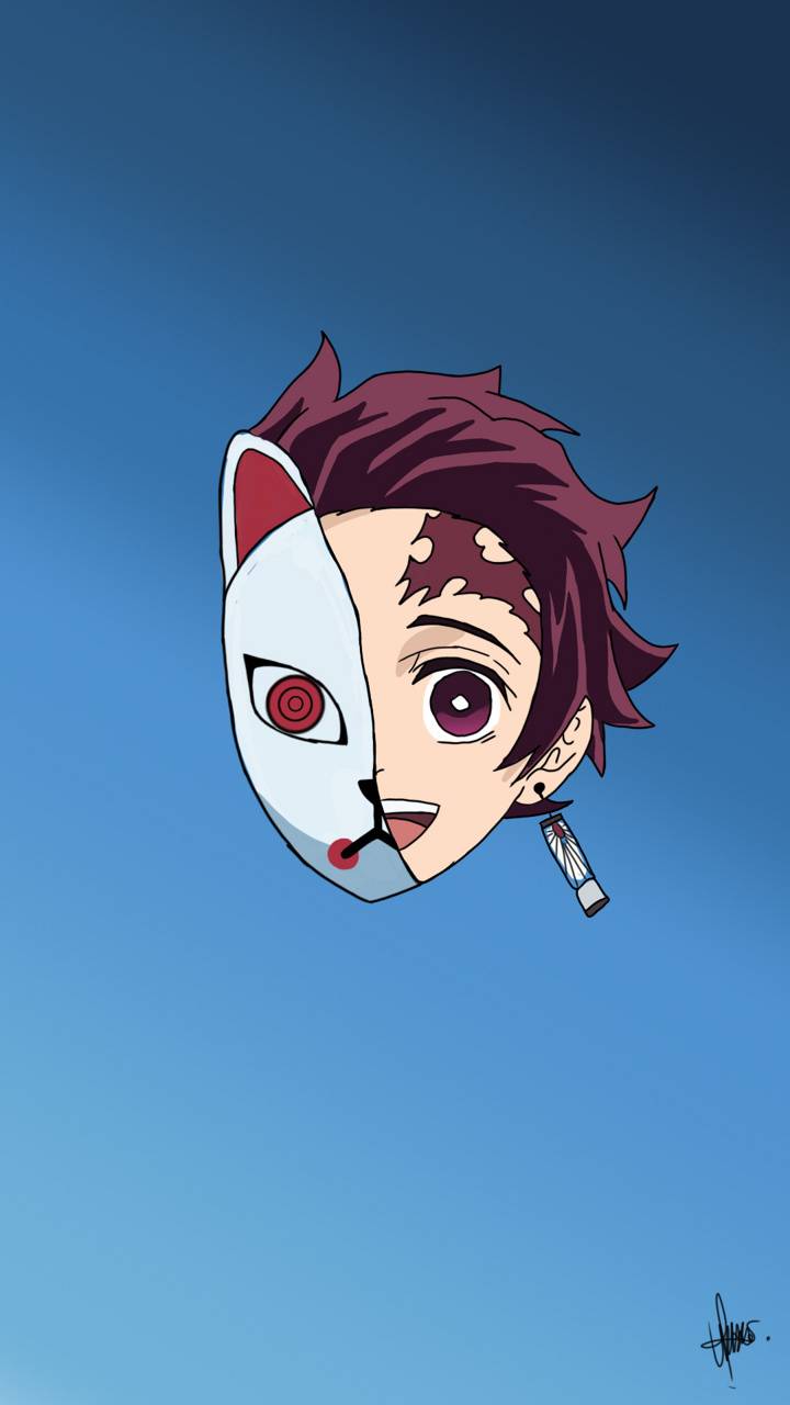 Kamado Tanjirou Warding Mask Wallpapers