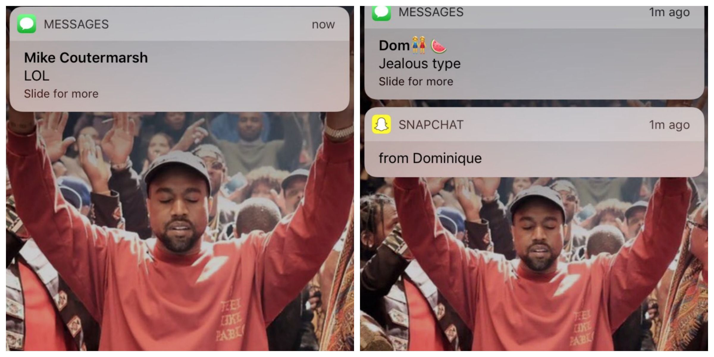 Kanye Notification Wallpapers