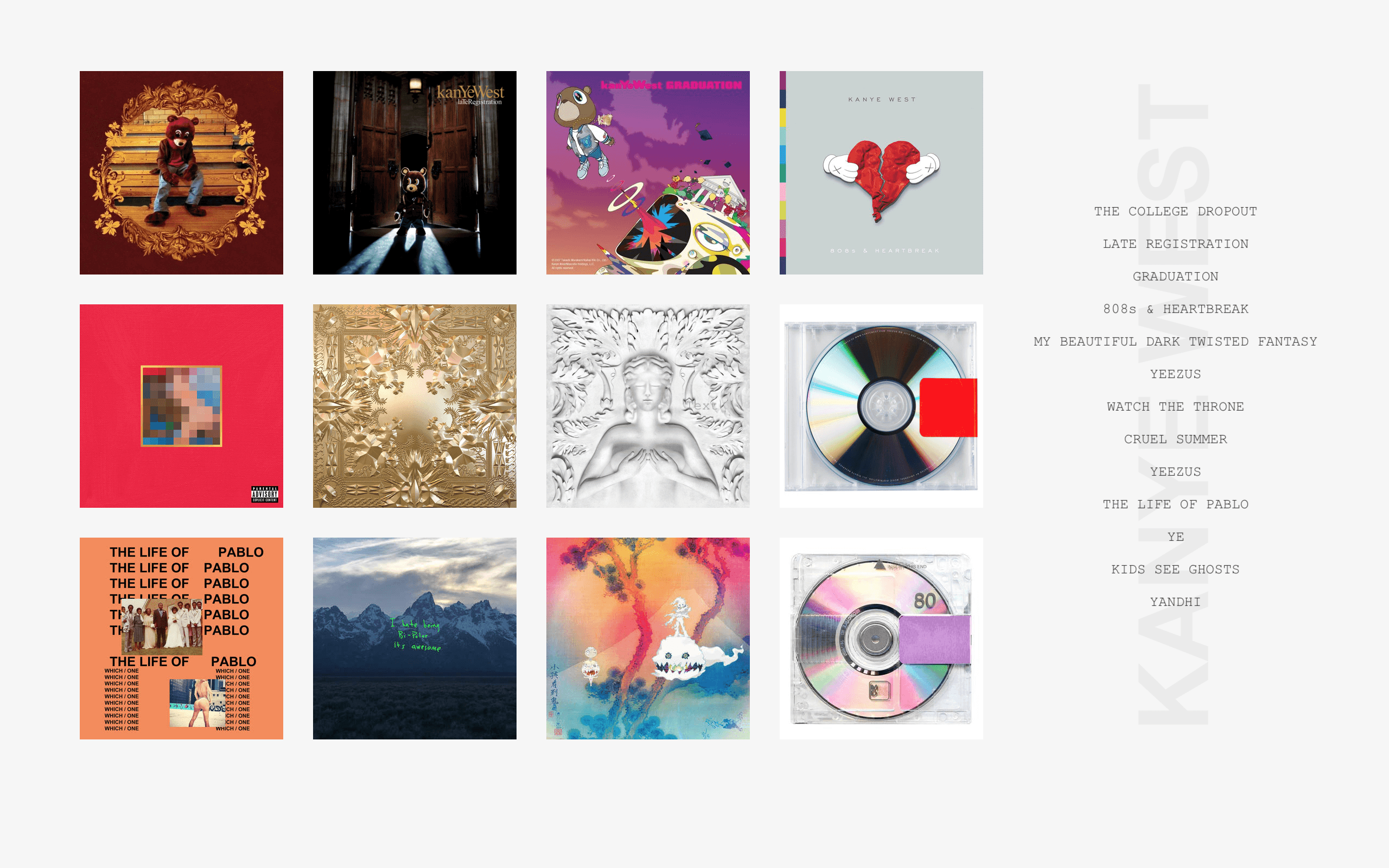 Kanye West Album Wallpapers