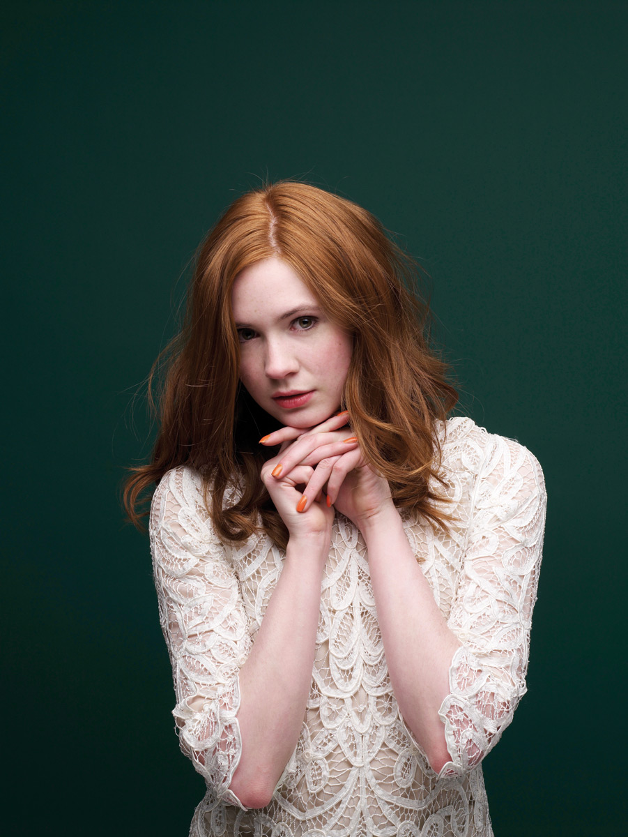 Karen Gillan Redhead Scottish Portrait Wallpapers