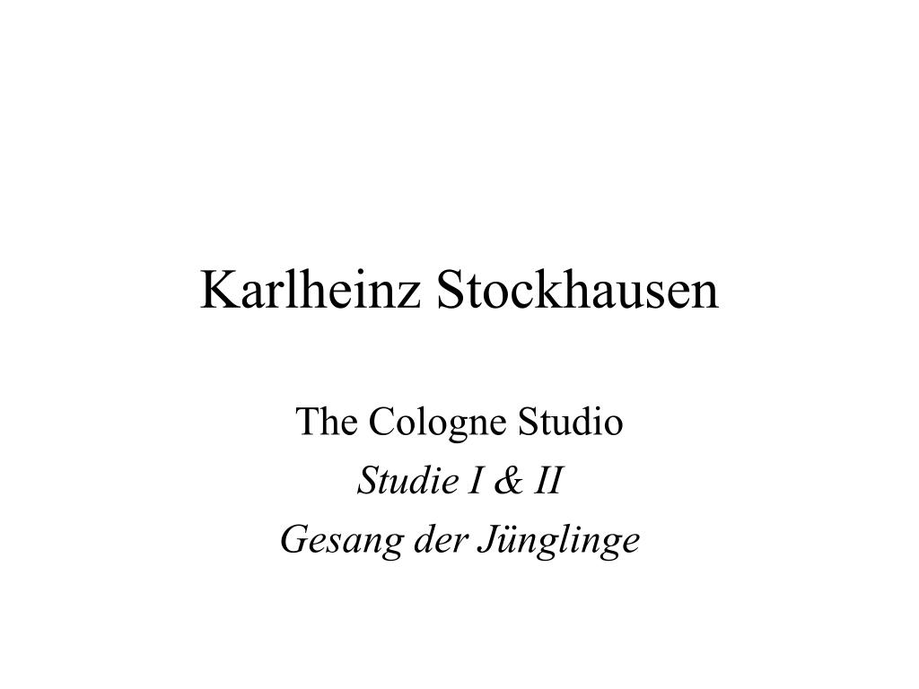 Karlheinz Stockhausen Wallpapers