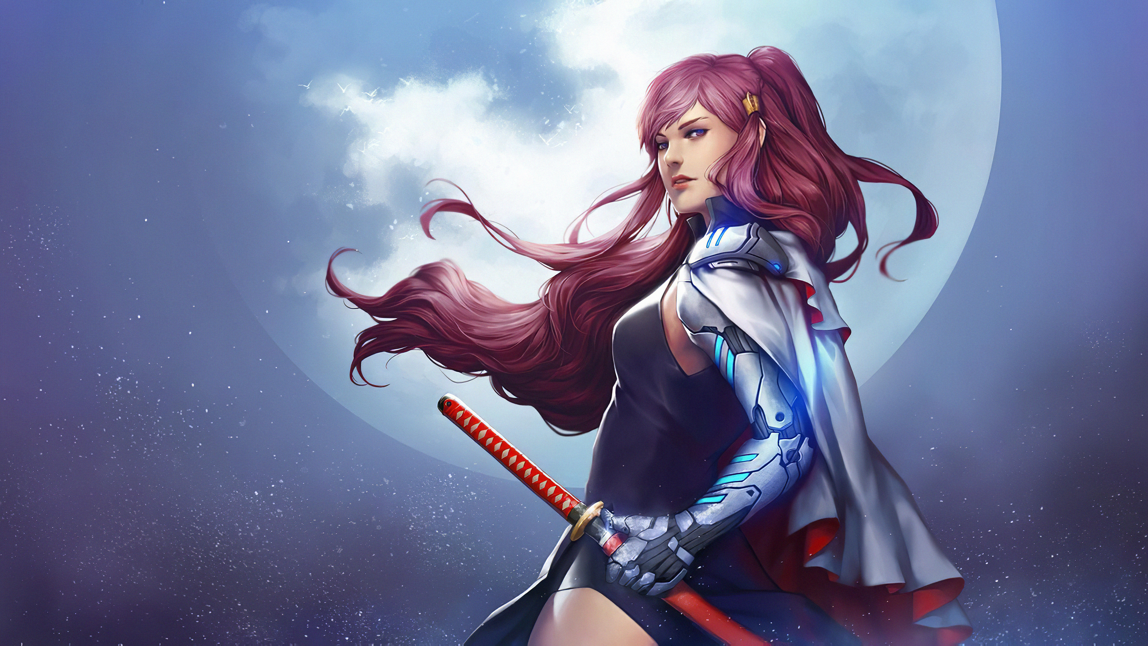 Katana Girl Wallpapers