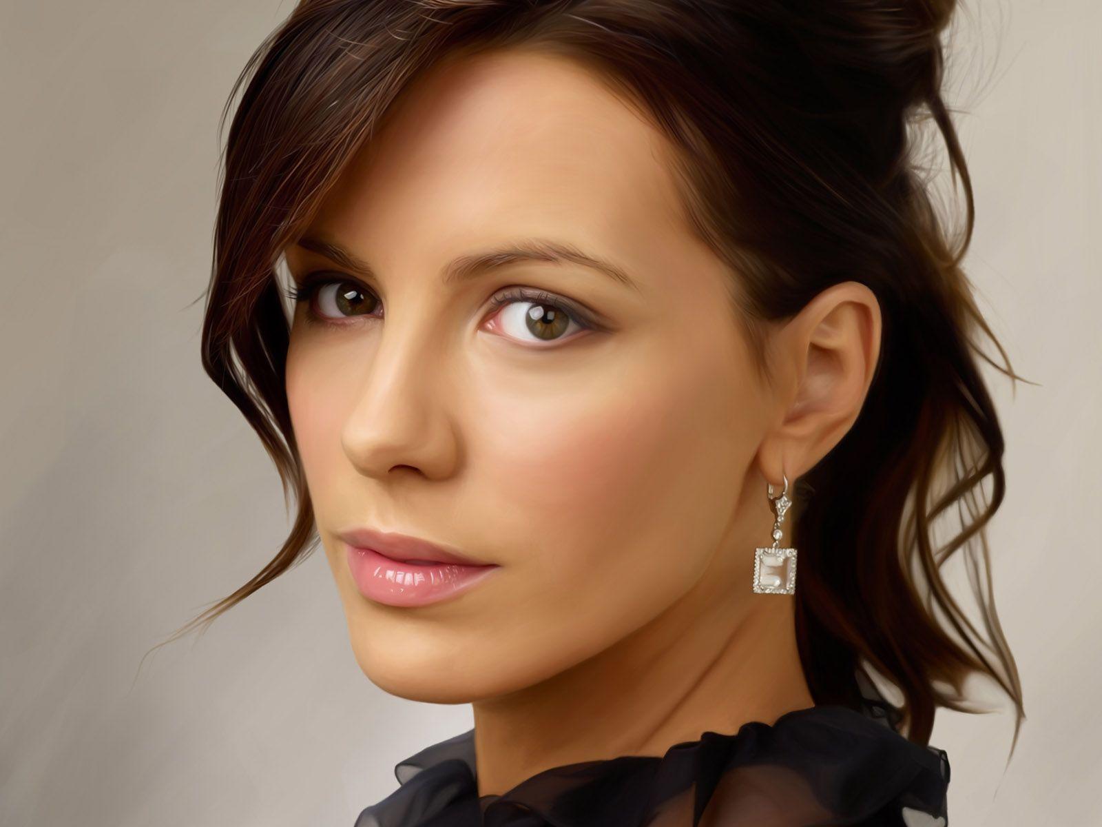 Kate Beckinsale Side Pose  Wallpapers