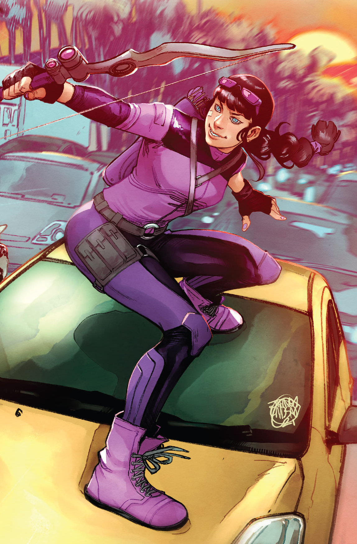 Kate Bishop Sword Hawkeye Wallpapers