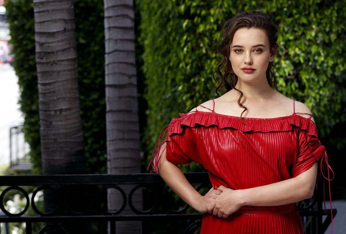 Katherine Langford in Black Dress Wallpapers