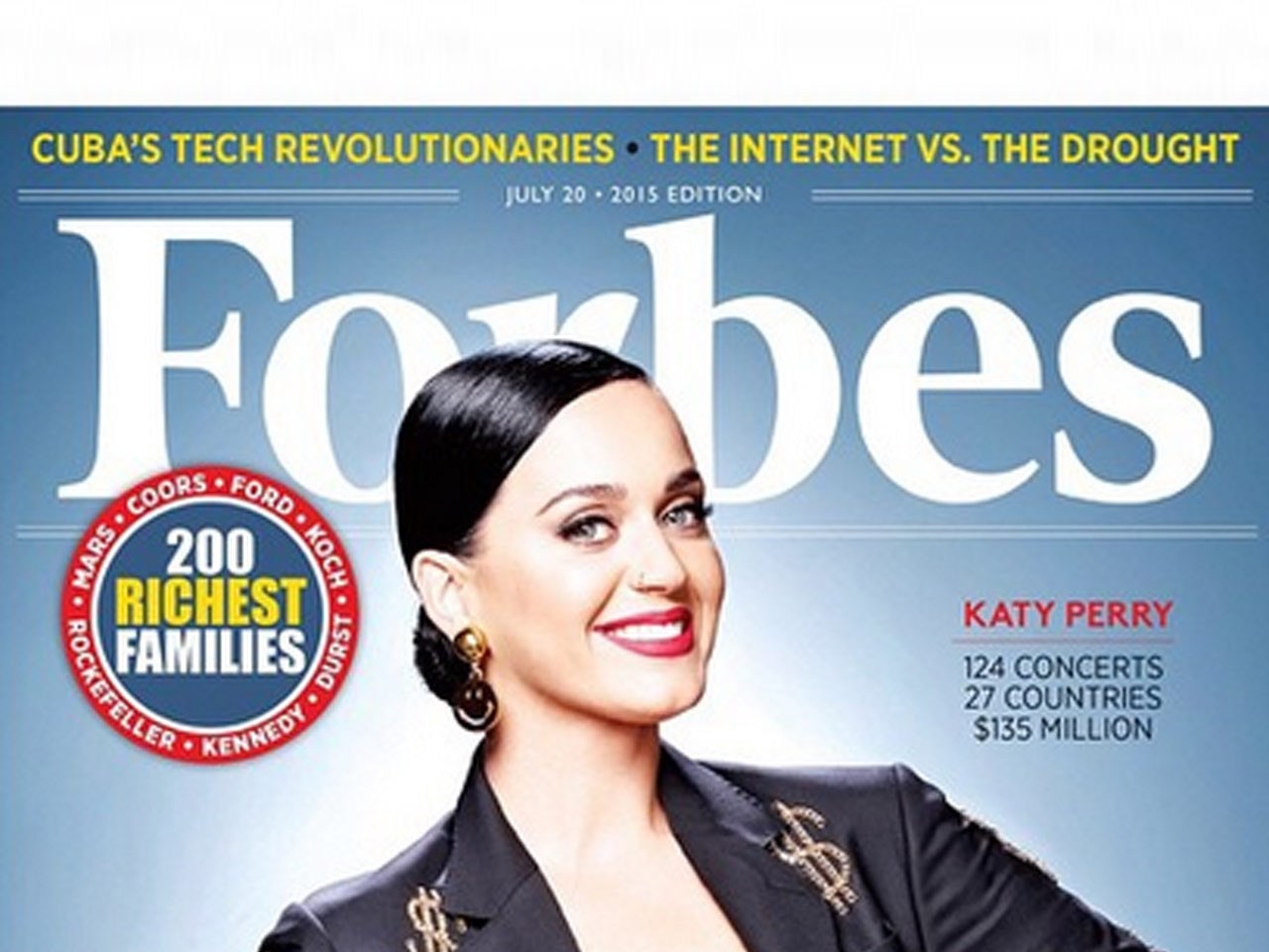 Katy Perry Forbes Magazine Wallpapers