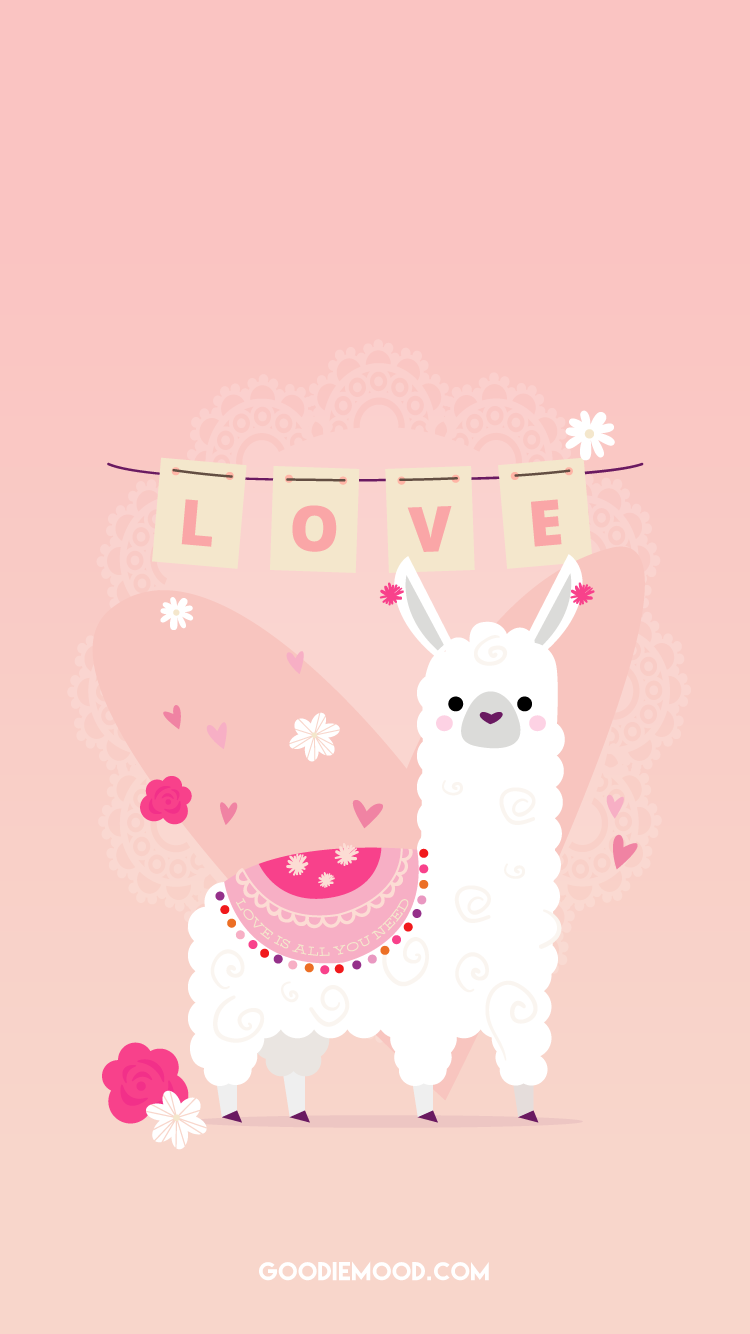 Kawaii Alpaca Wallpapers