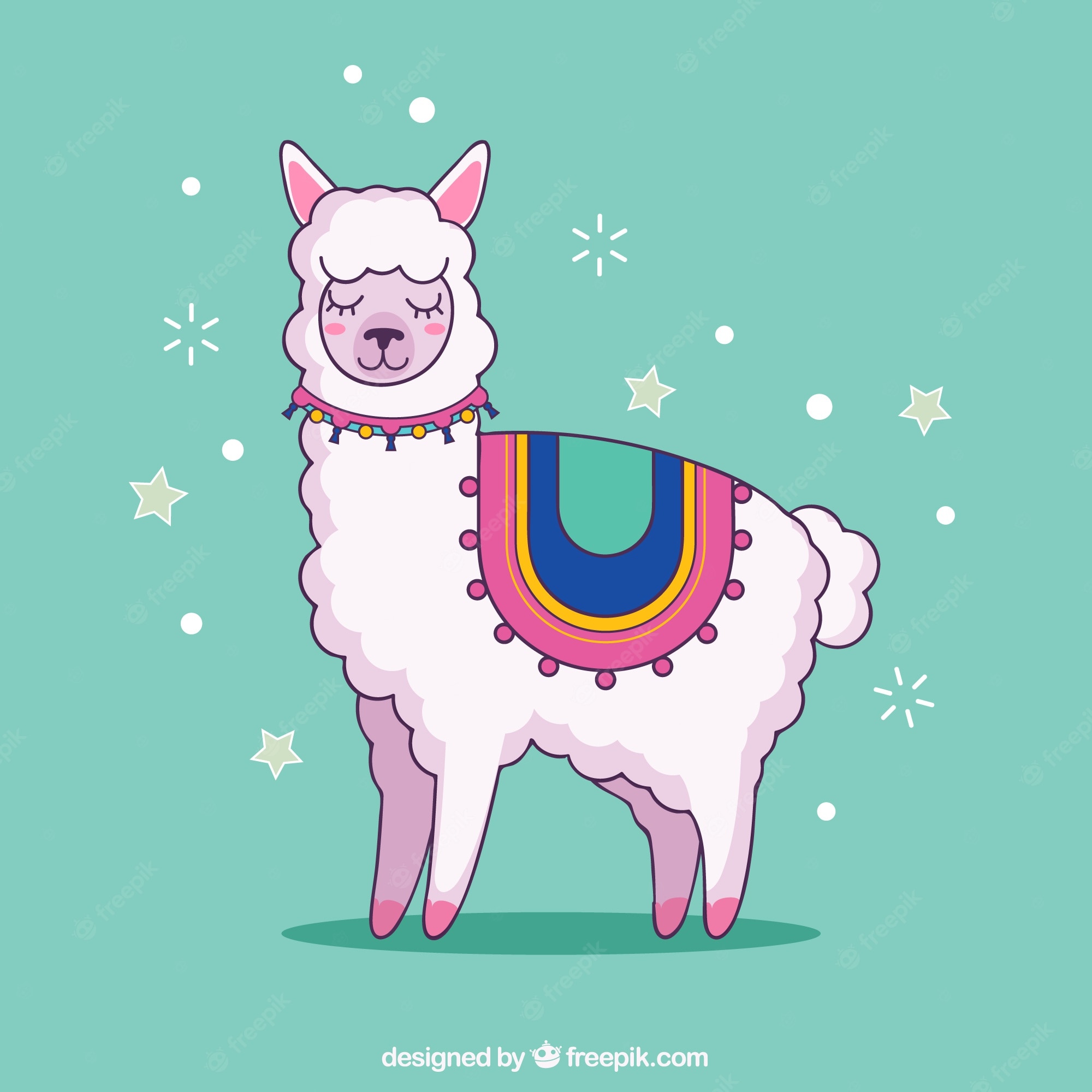 Kawaii Alpaca Wallpapers