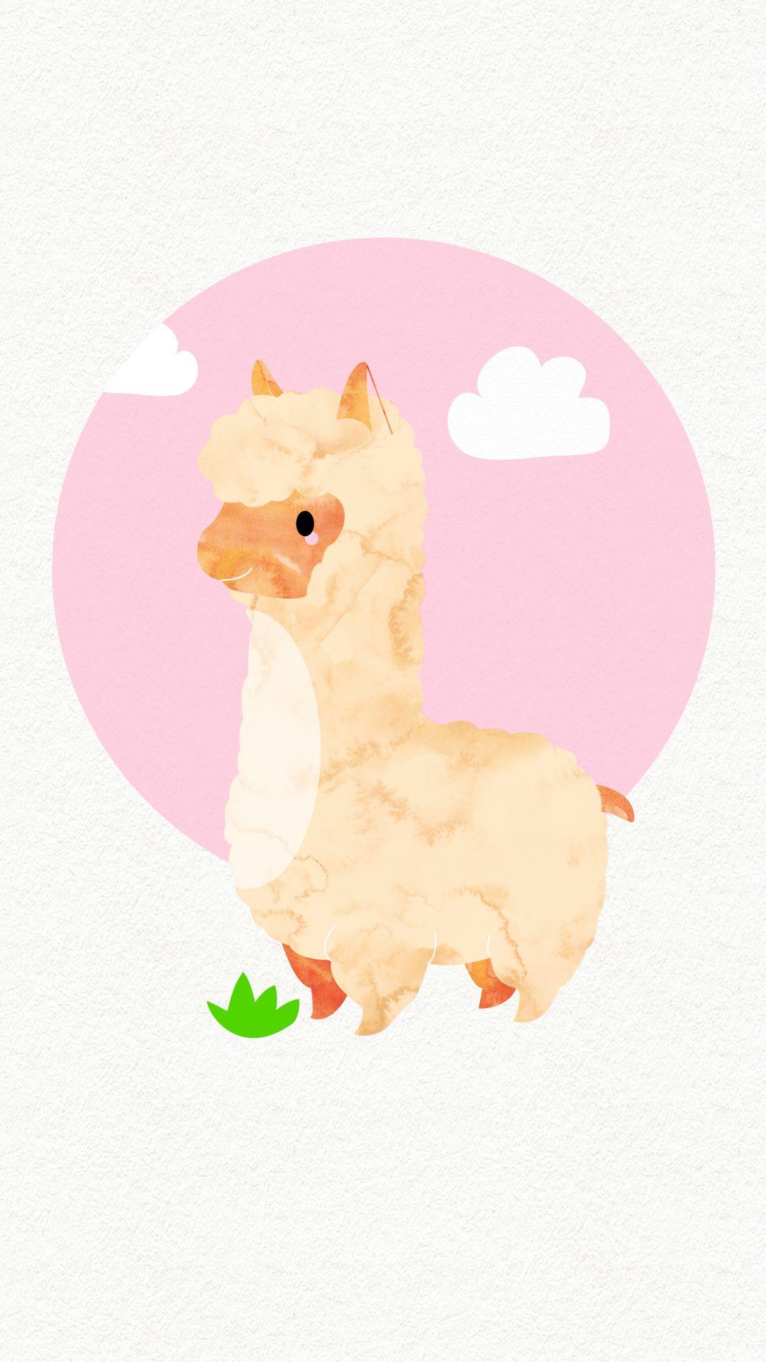 Kawaii Alpaca Wallpapers