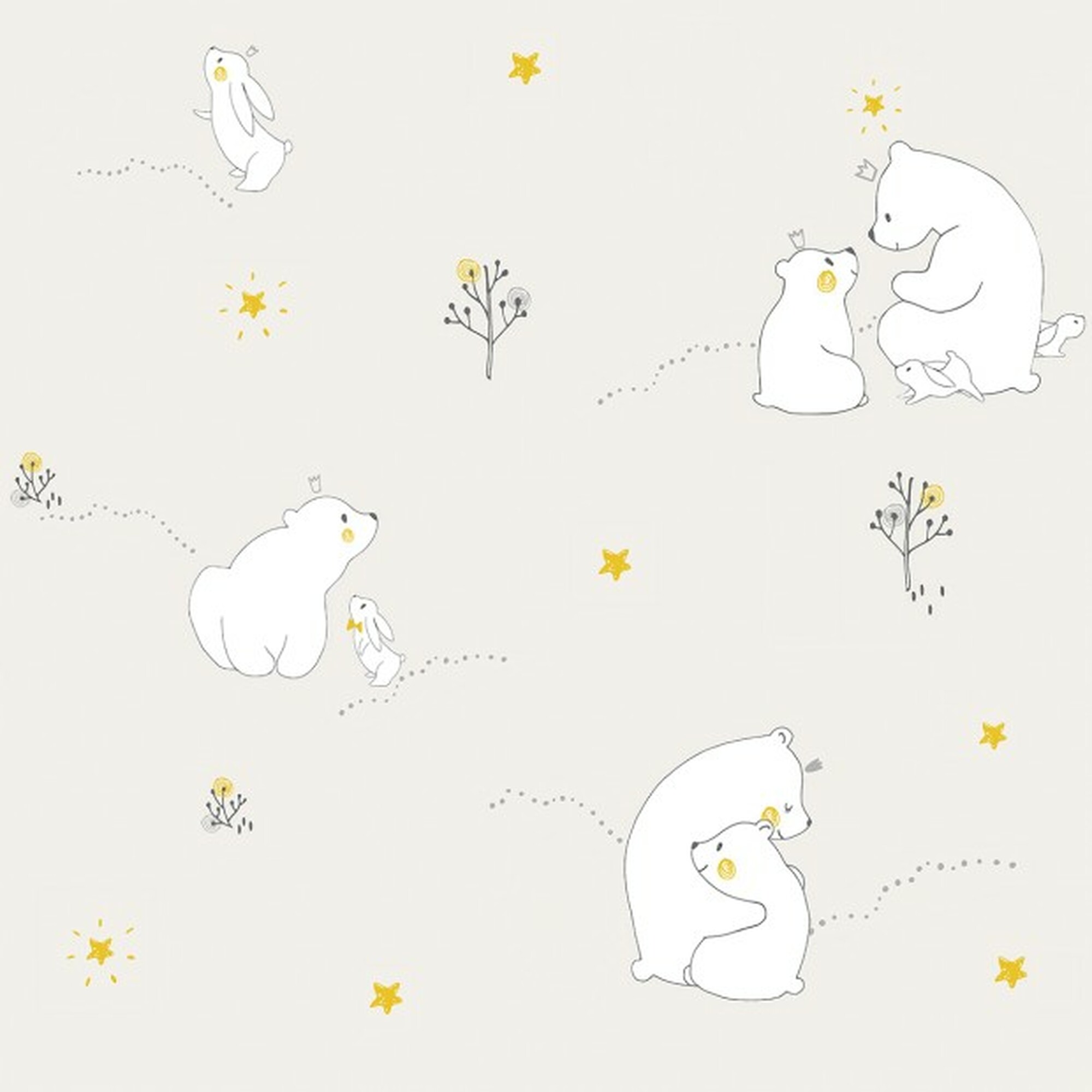 Kawaii Bear Drawing Wallpapers