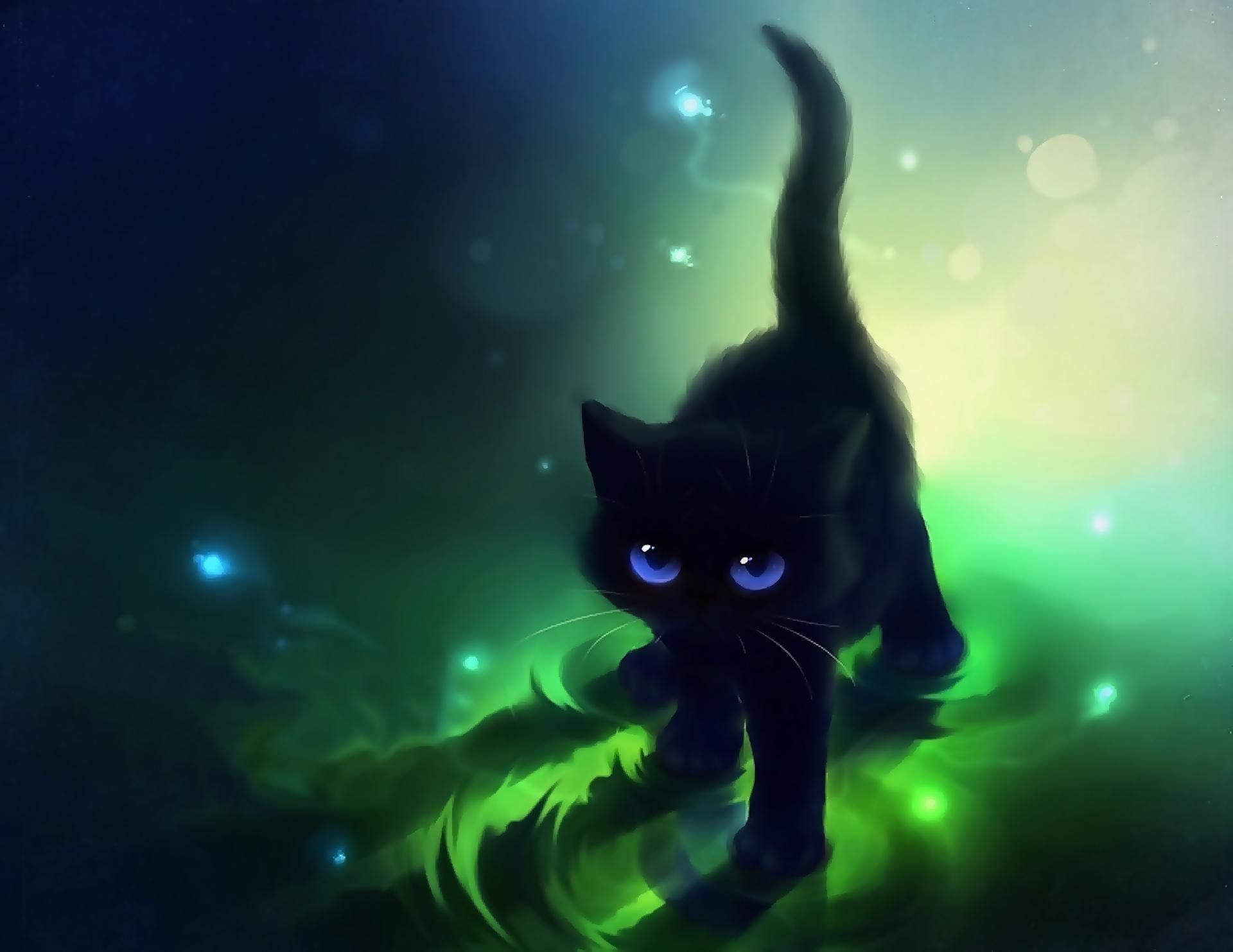 Kawaii Black Cat Wallpapers