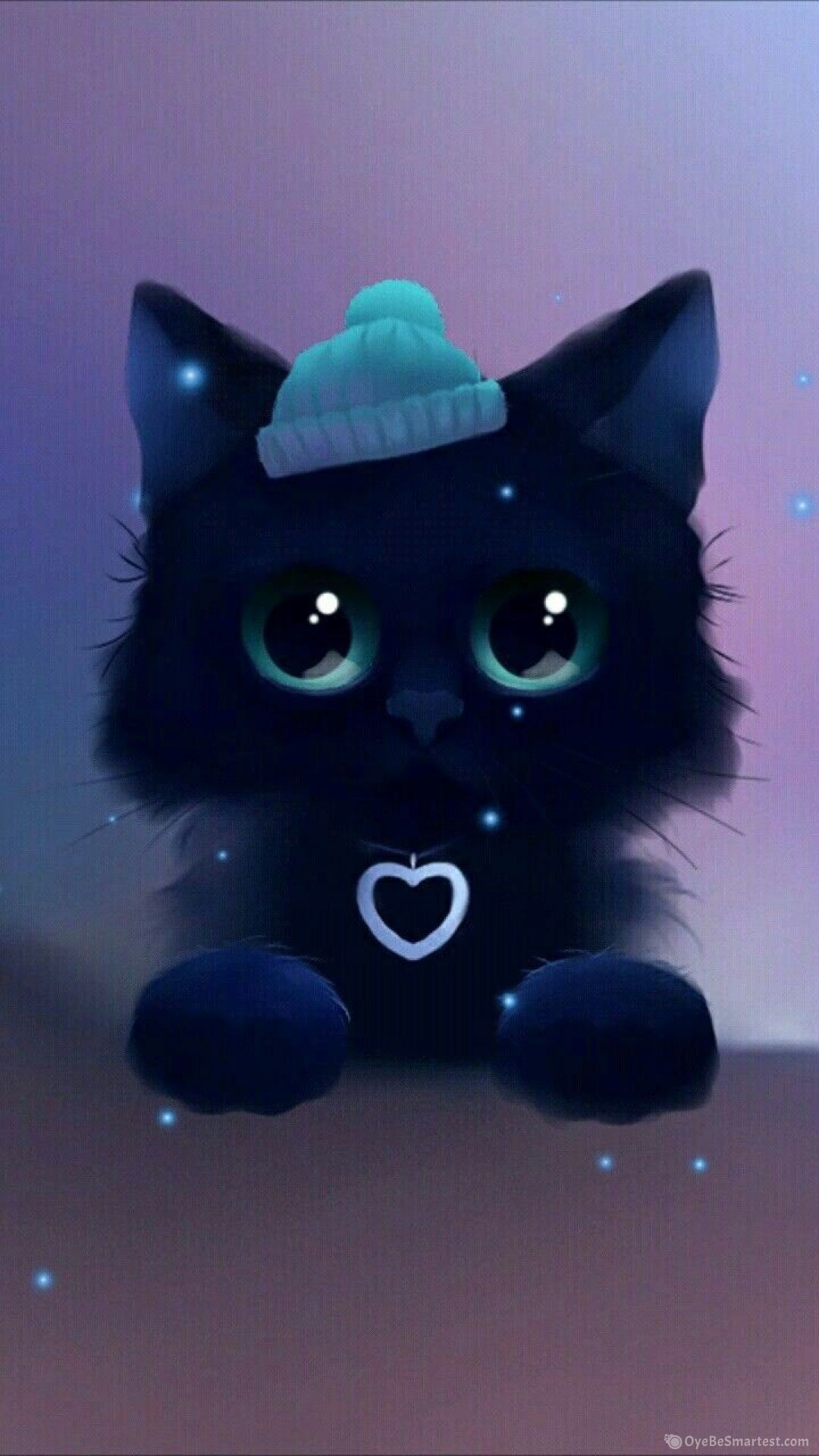 Kawaii Black Cat Wallpapers