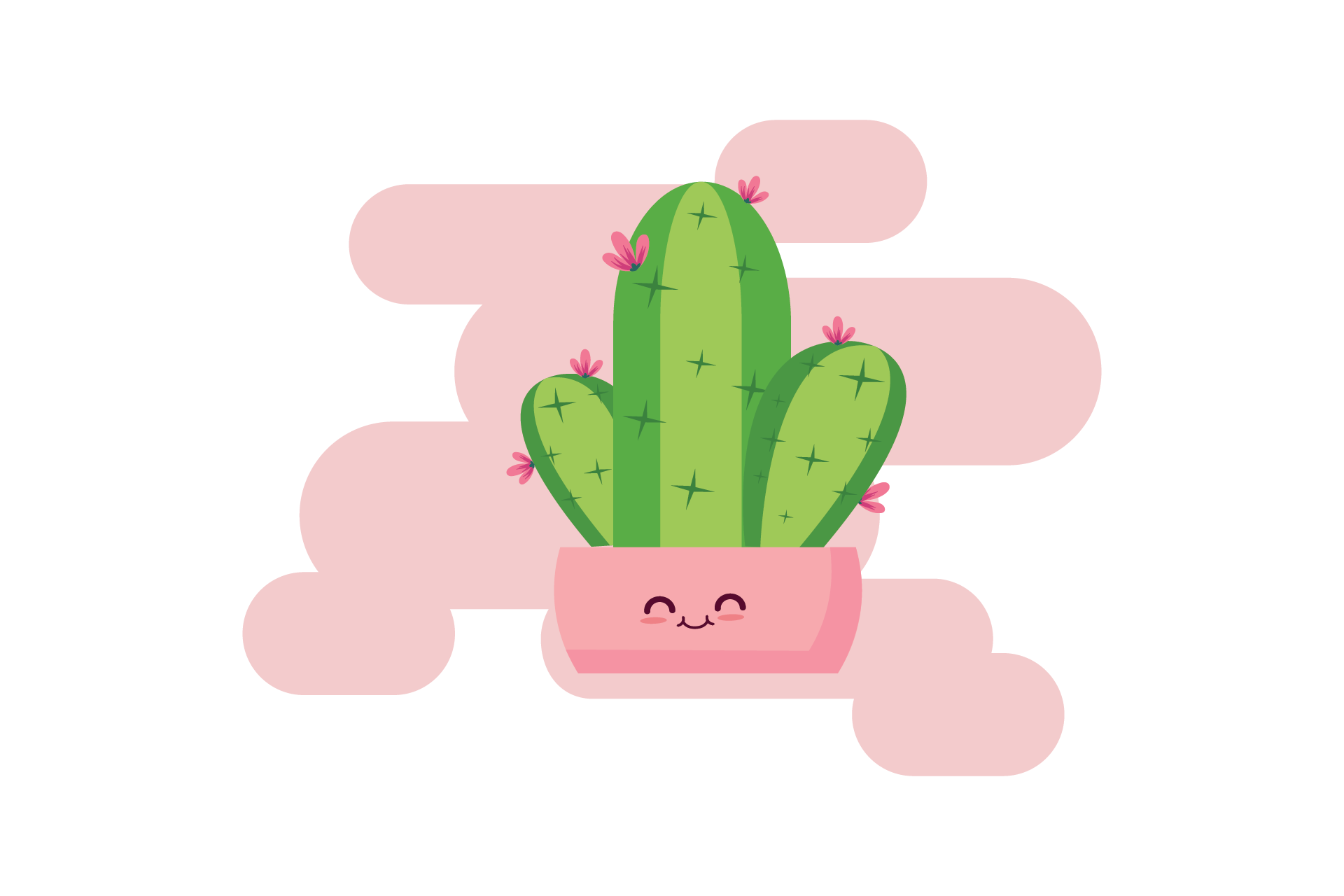 Kawaii Cactus Wallpapers