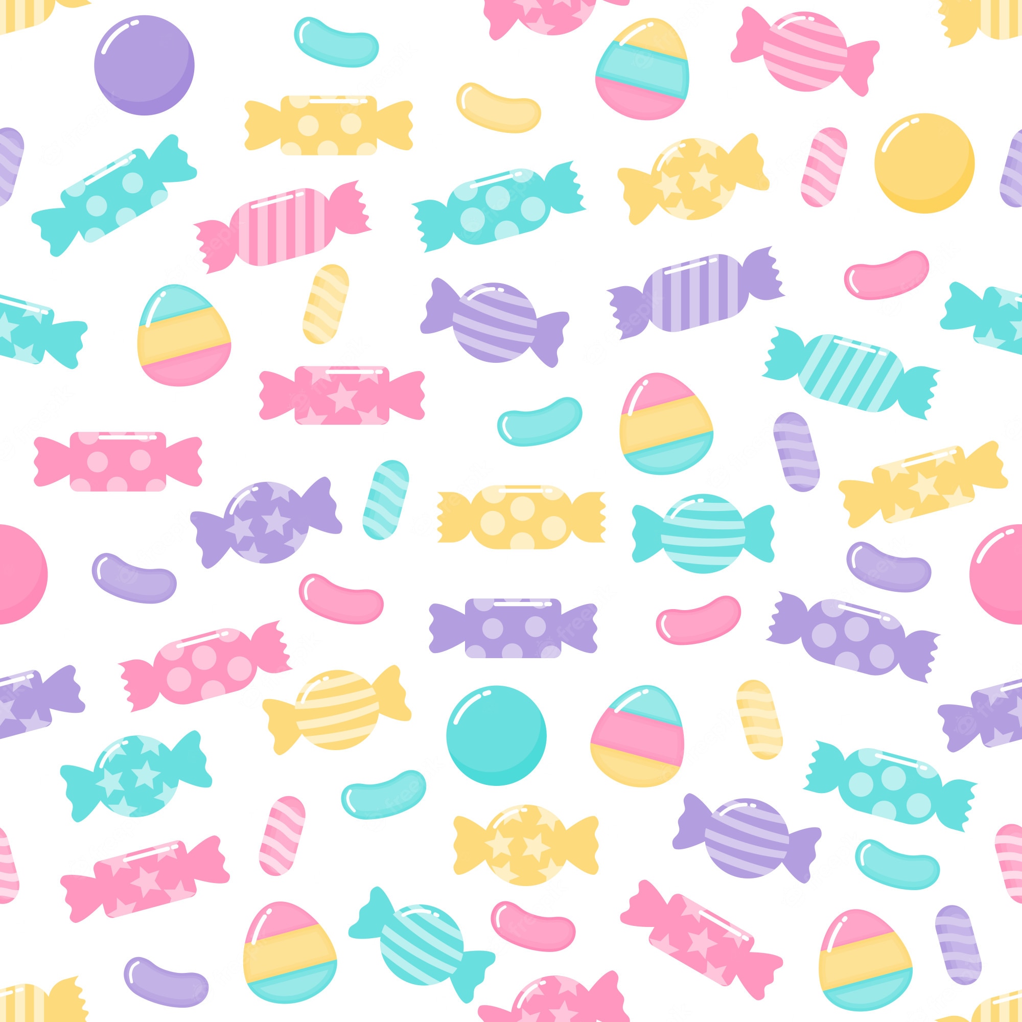 Kawaii Candy Background