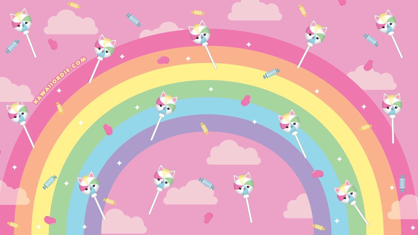 Kawaii Candy Background